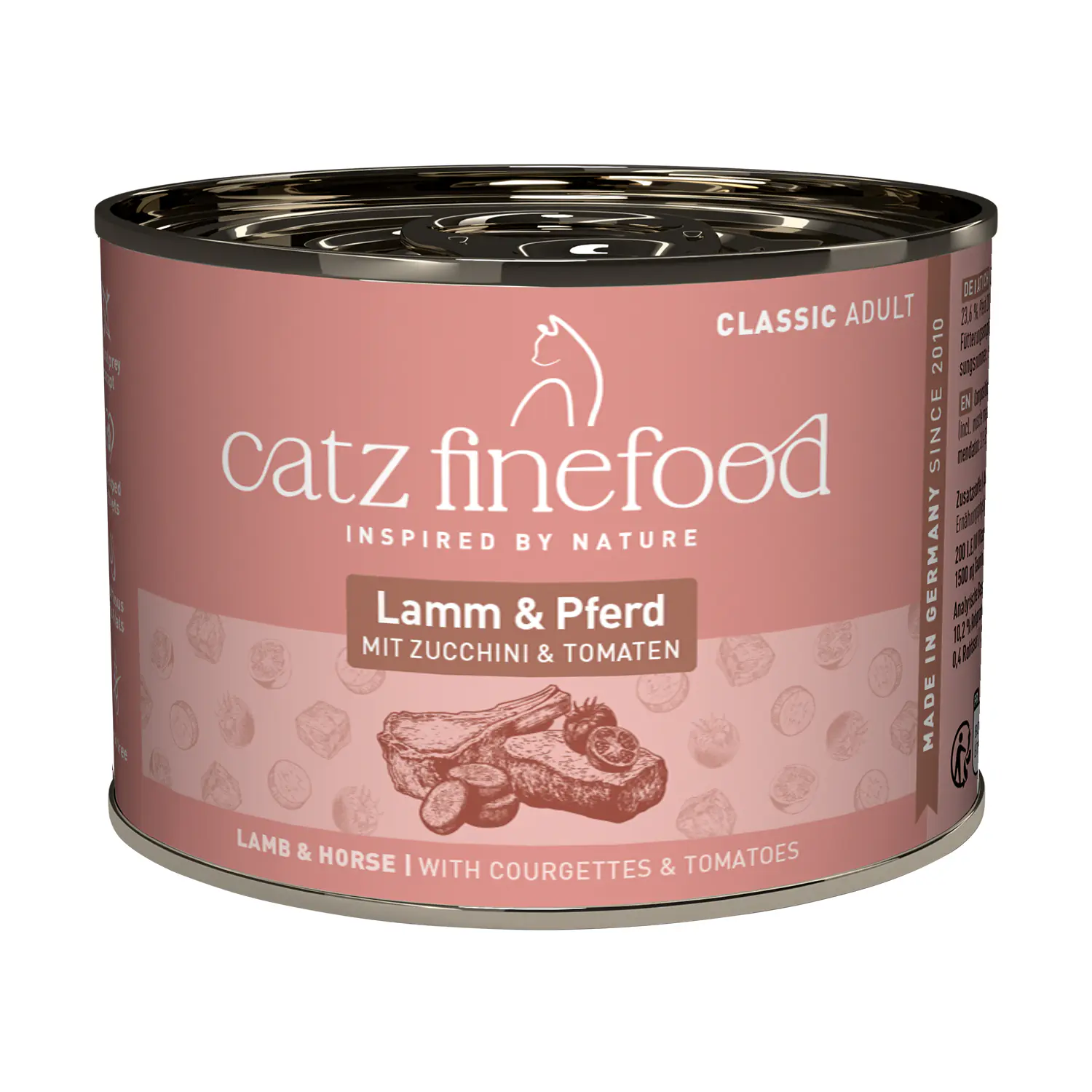 Catz Finefood Katzenfutter Classic No. 19 Lamm & Pferd 200 g