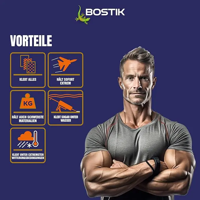 Bostik Montagekleber Mamut Glue 450 g weiß