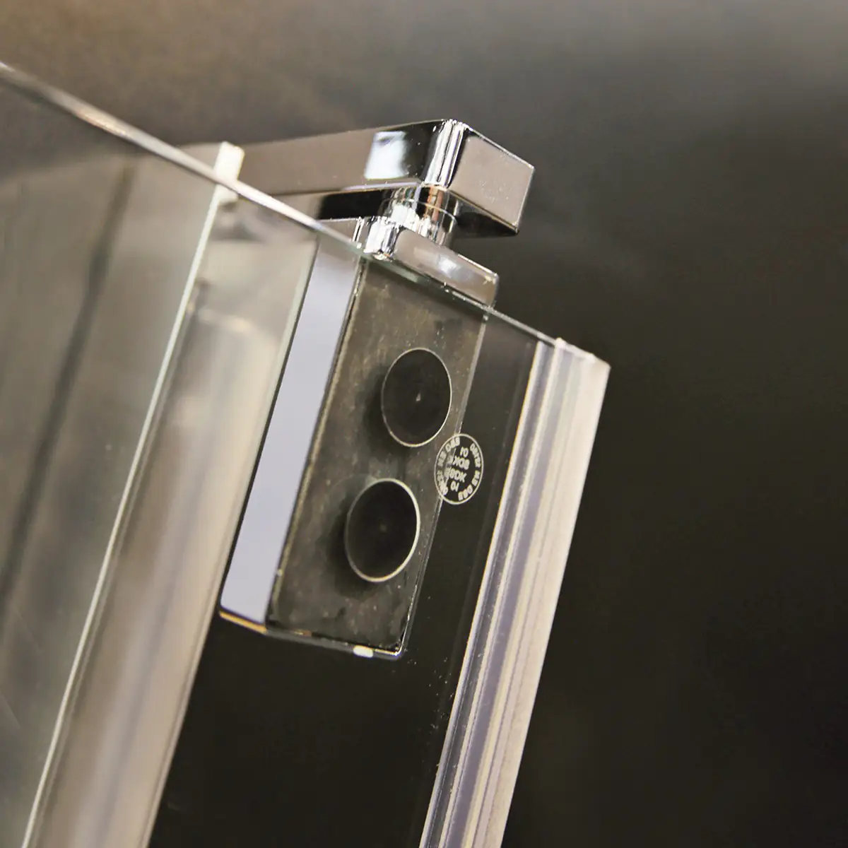 Breuer Europa Design Drehtür für Seitenwand 90 x 200, Alu chromeffekt, Anschlag rechts