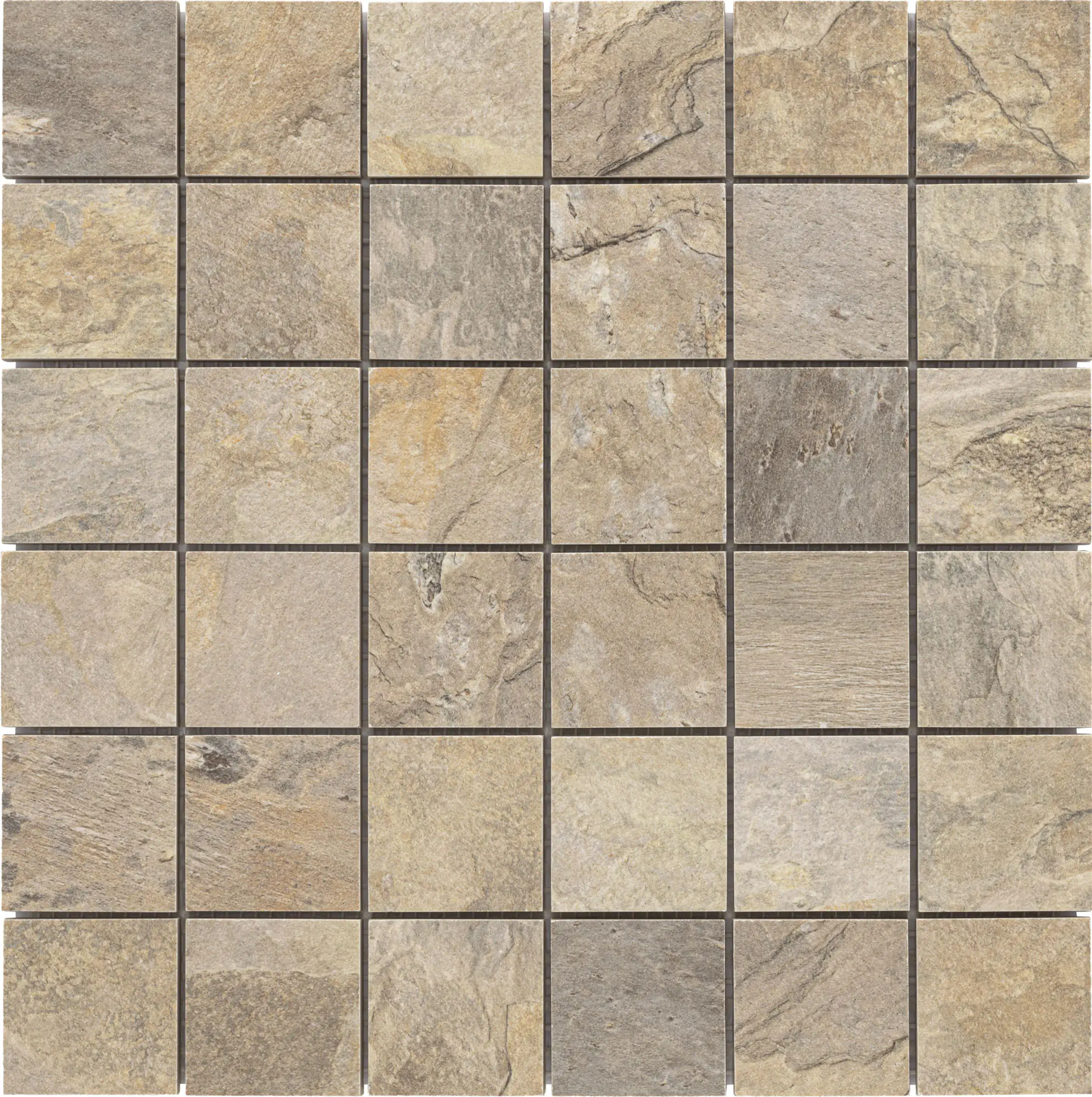 Mosaikfliese Stone Art 30 x 30 cm sand-beige Steinmaß: ca. 4,8 x 4,8 cm
