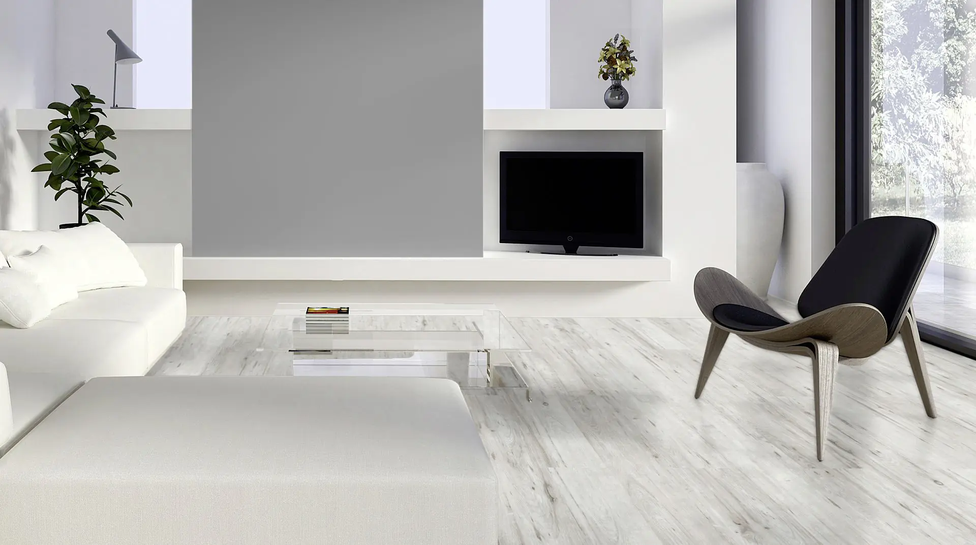 Classen Laminat 7 mm 4V 128,6 x 19,4 cm 7 mm Eiche grau rustikal