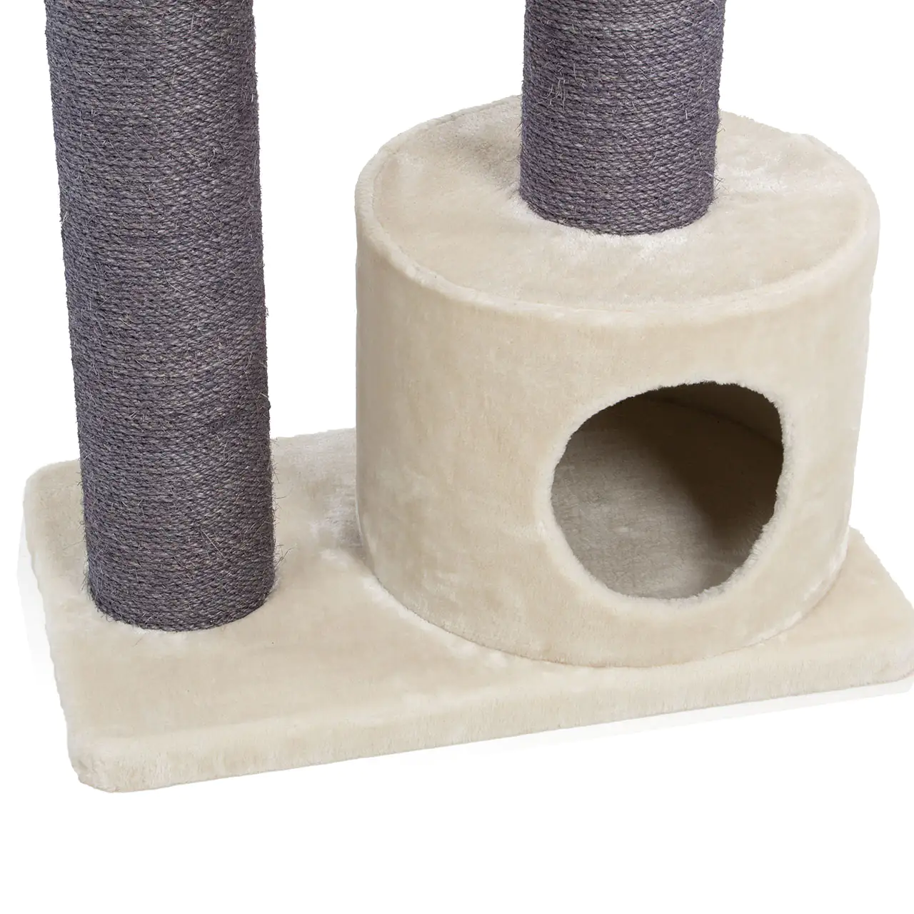 CanadianCat Kratzbaum Maine Coon 120 H 120 cm beige