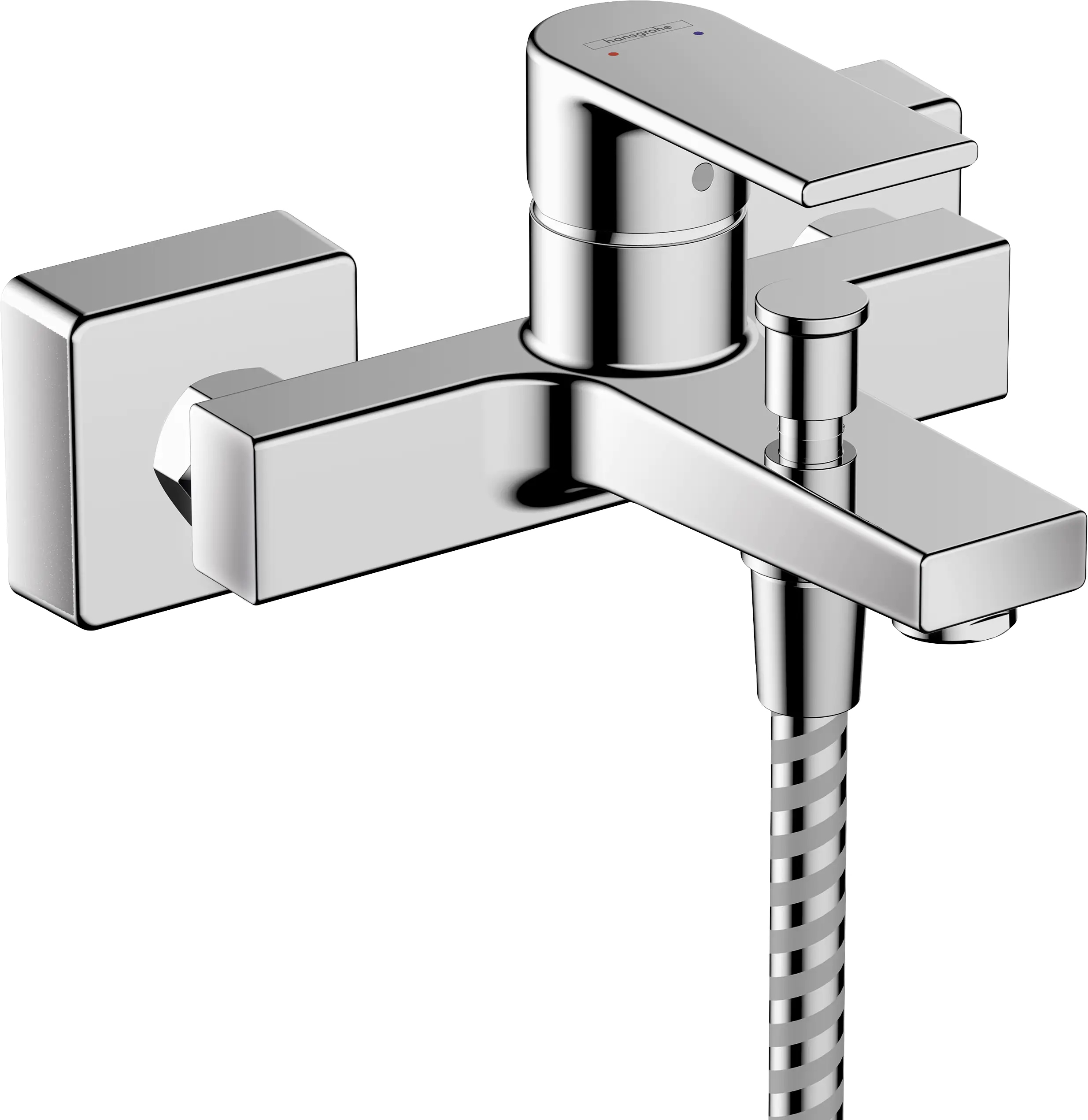 Hansgrohe Einhebel-Wannenmischer Aufputz Vernis Shape verchromt