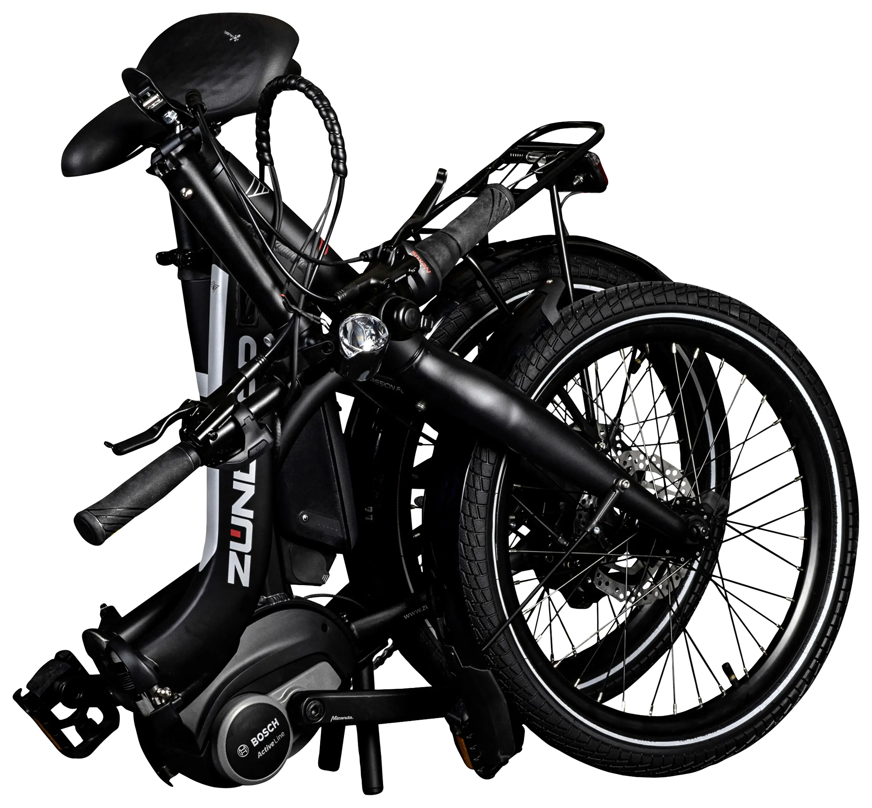 Zündapp E-Bike X20 E-Klapprad 20 Zoll 8-Gang 400 Wh schwarz rot