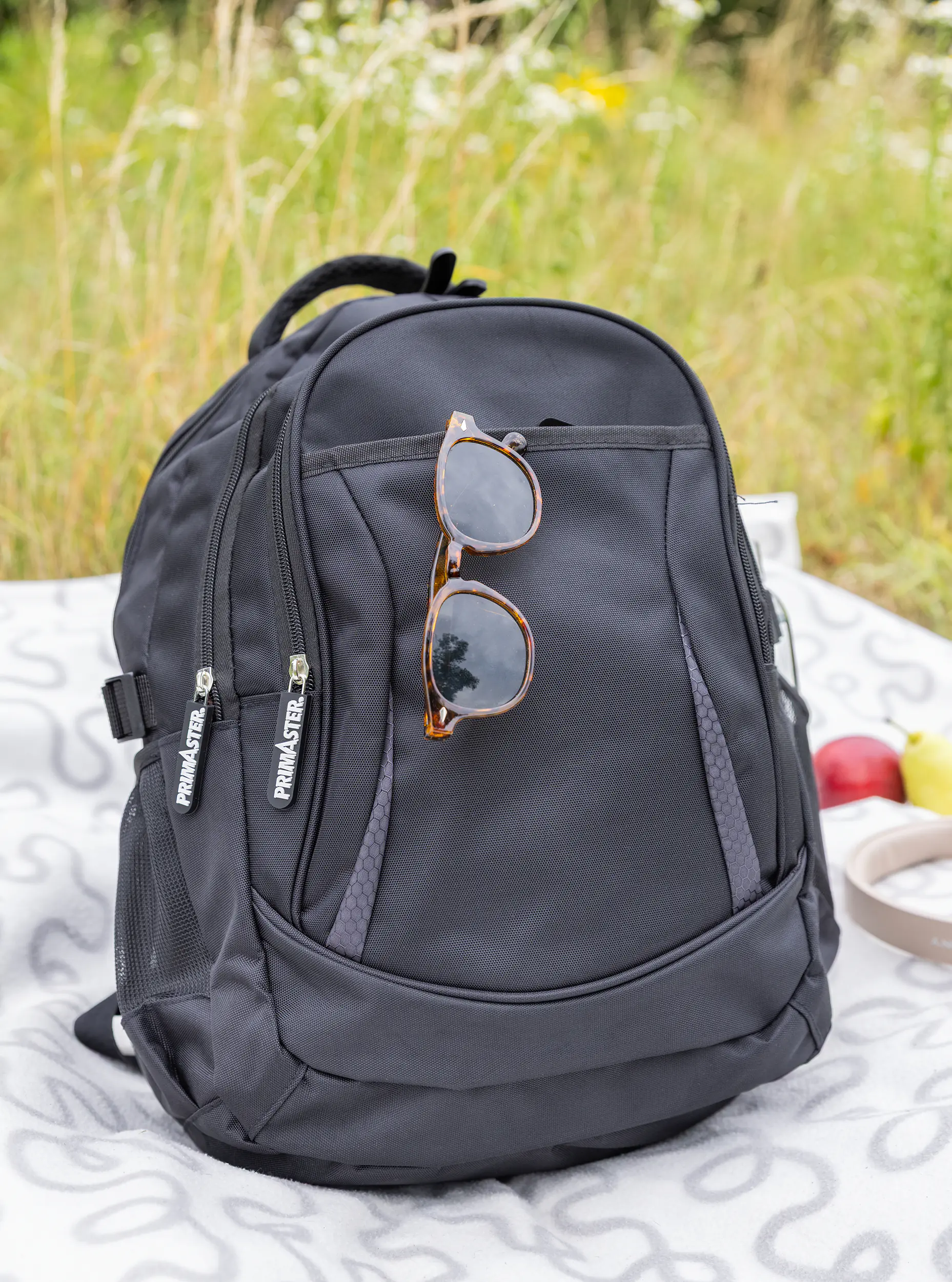 Primaster Rucksack schwarz-grau, 32 x 46 x 18 cm (B x H x T)