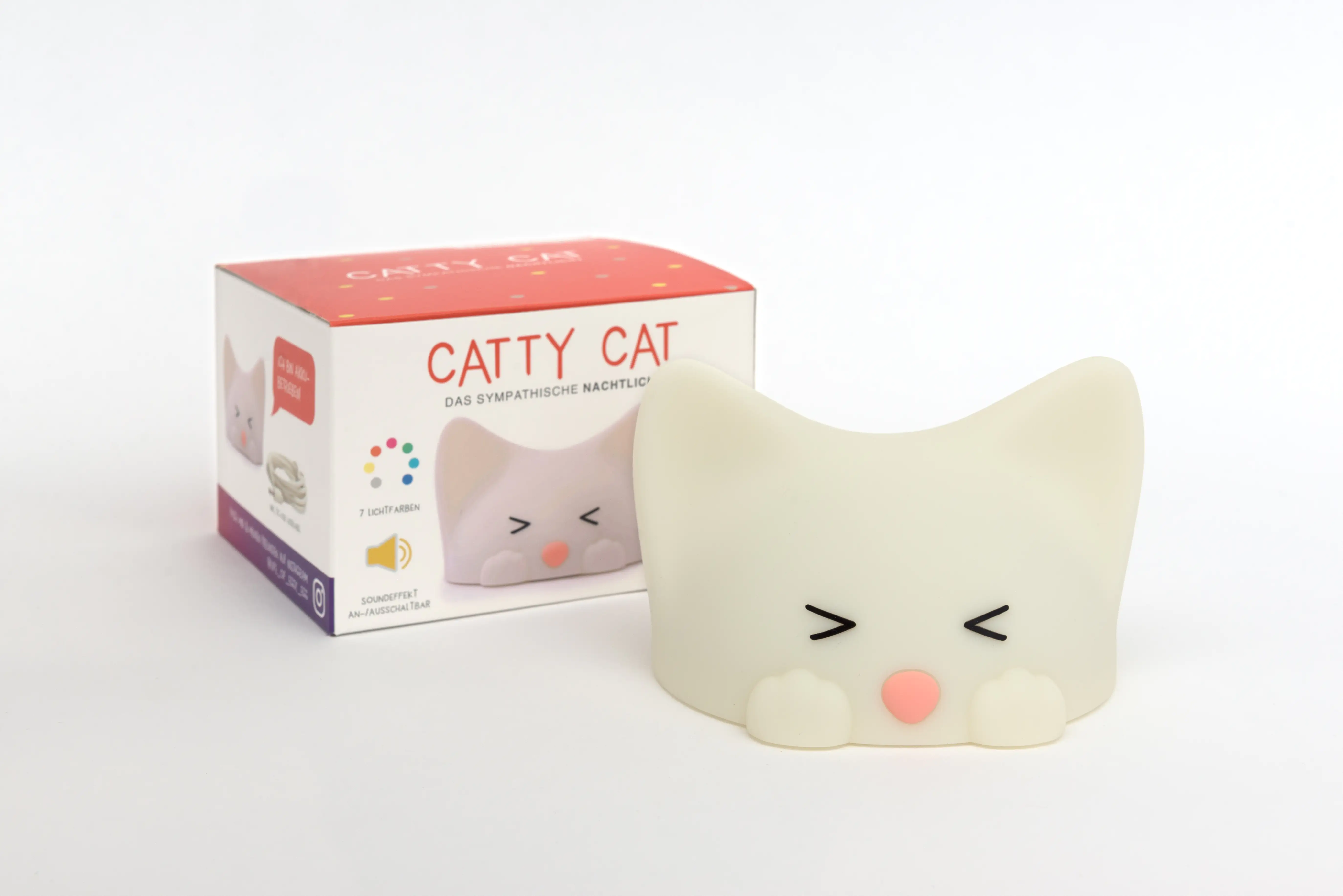 MegaLight LED Catty Cat Nachtlicht mit Akku
