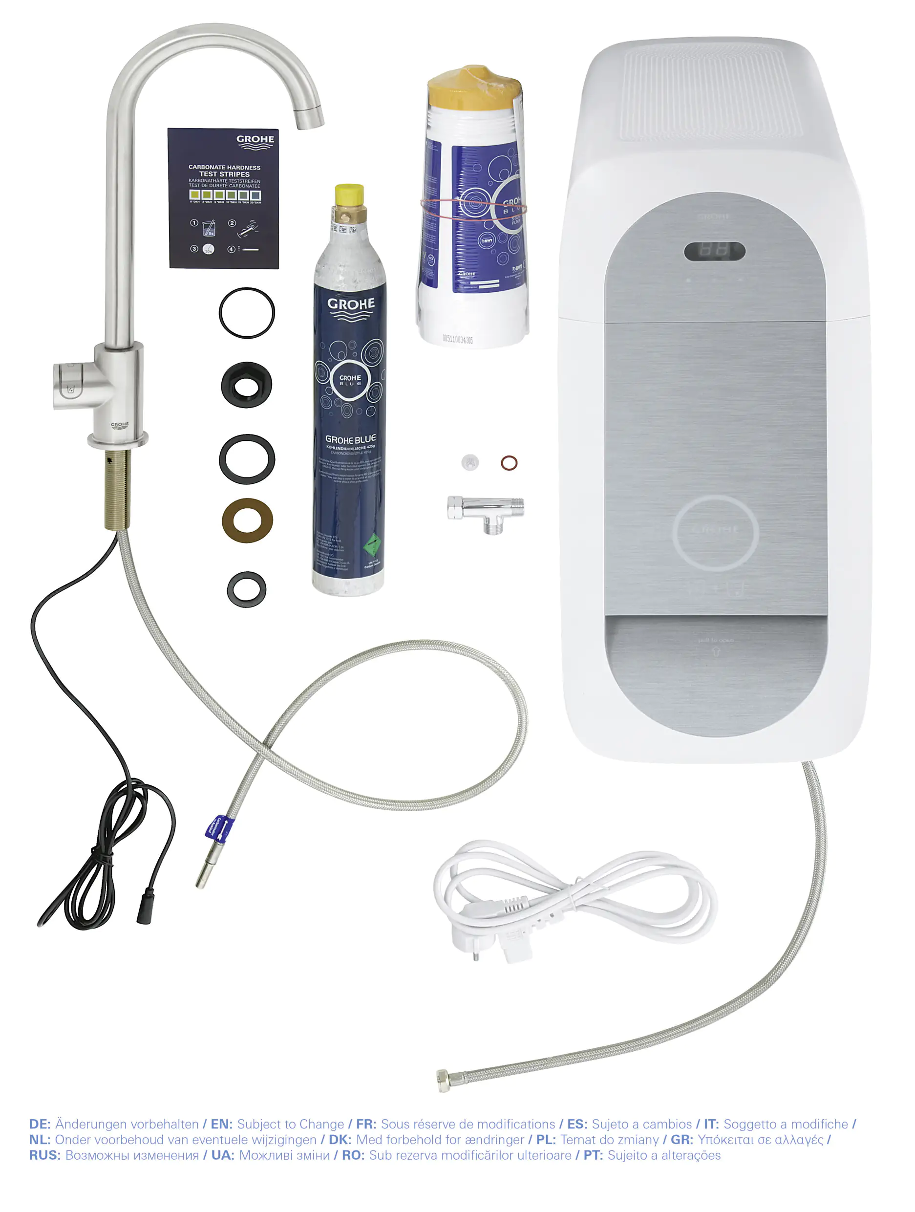 Grohe Blue Home Mono Starter Kit supersteel
