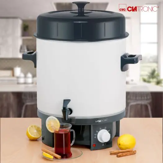 Clatronic Glühwein und Einkochautomat EKA 3338, 25 Liter Tankinhalt