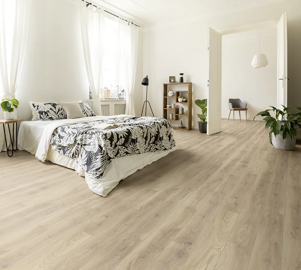 Krono Original Laminat mit Trittschalldämmung Biscotti Oak