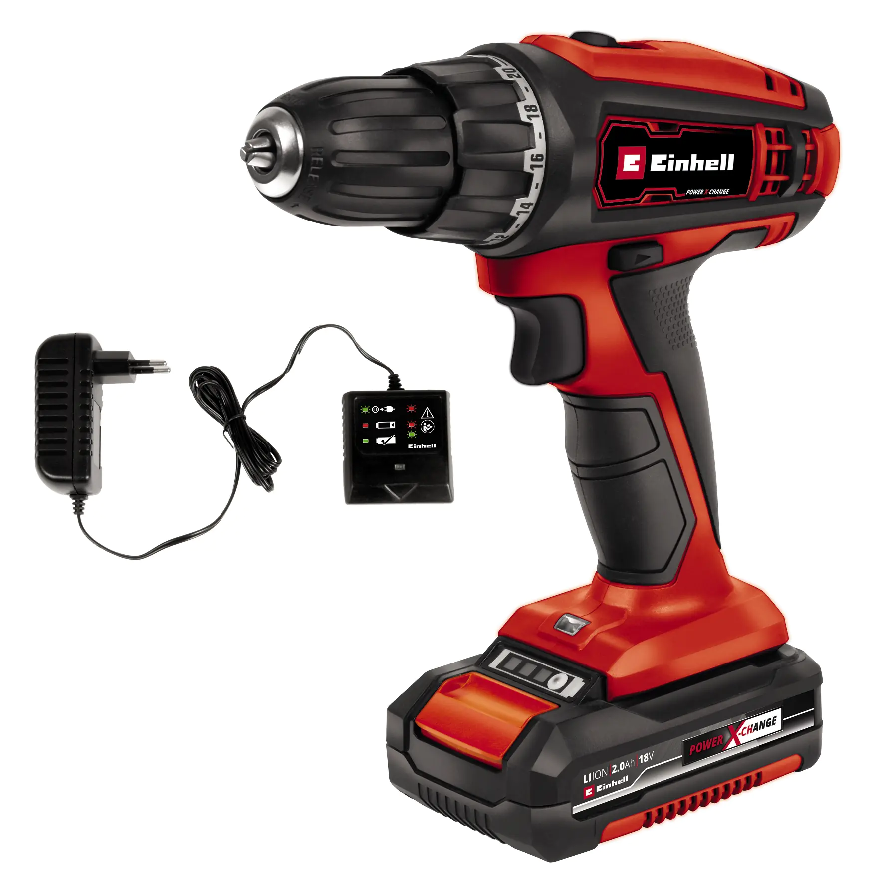 Einhell Akku-Bohrschrauber TC-AS 18 V Li 2,0 Ah inkl. Akku & Ladegerät