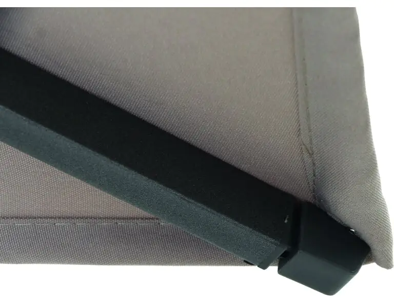 Siena Garden Mittelstockschirm Avio taupe 300 x 200 cm