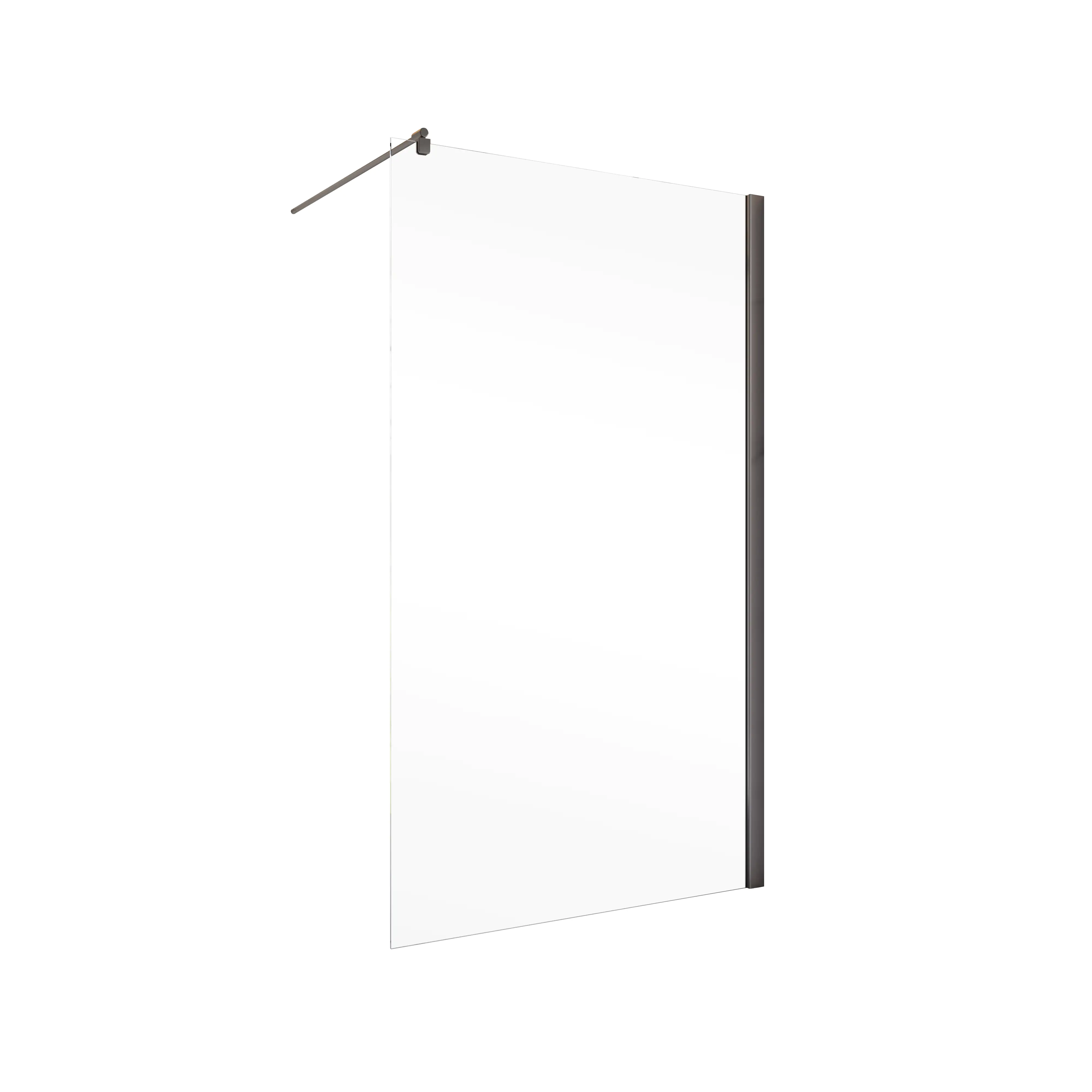 Schulte Duschwand Alexa Style 2.0 Walk In 90 x 200 cm gunmetal