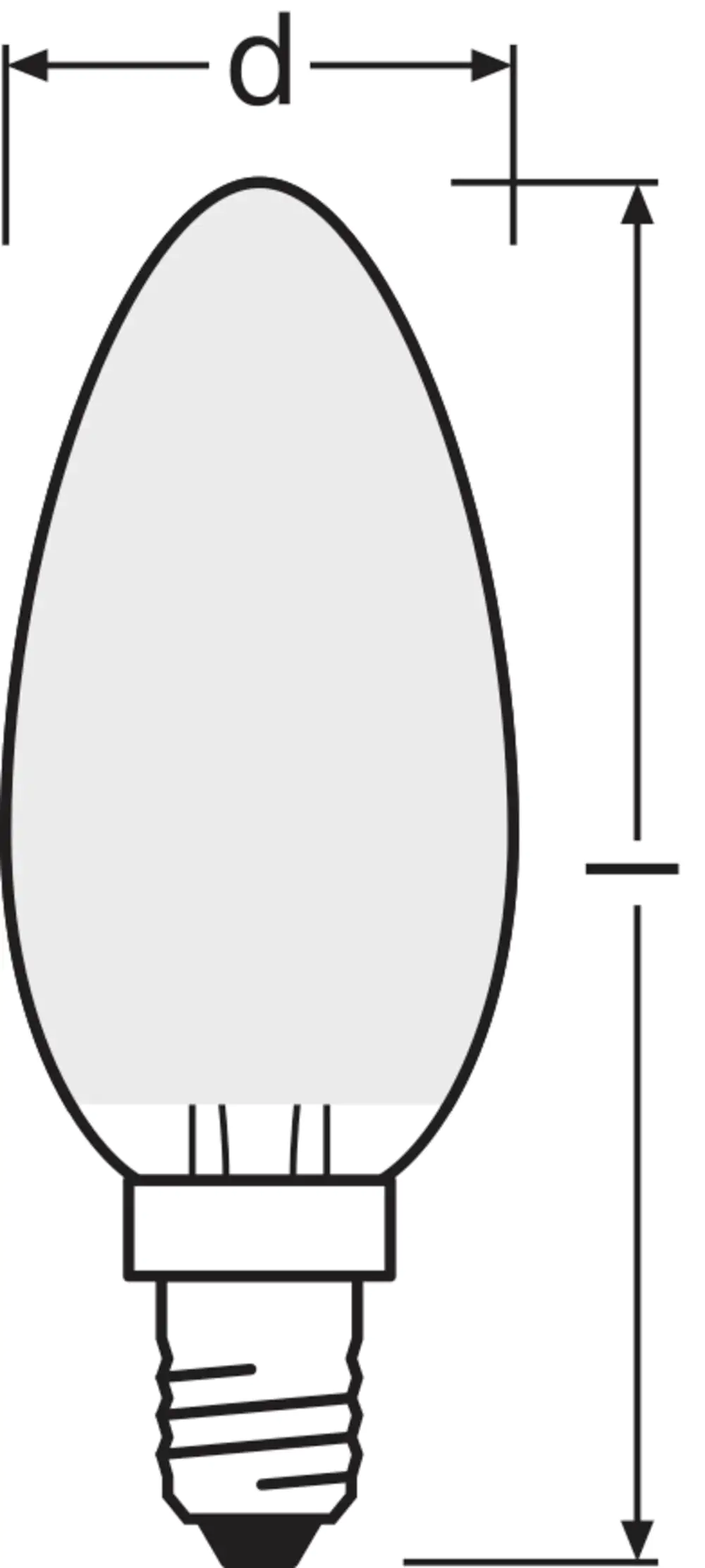 Osram LED Leuchtmittel Retrofit CLB 25 E14 2,5W warmweiß, weiß matt