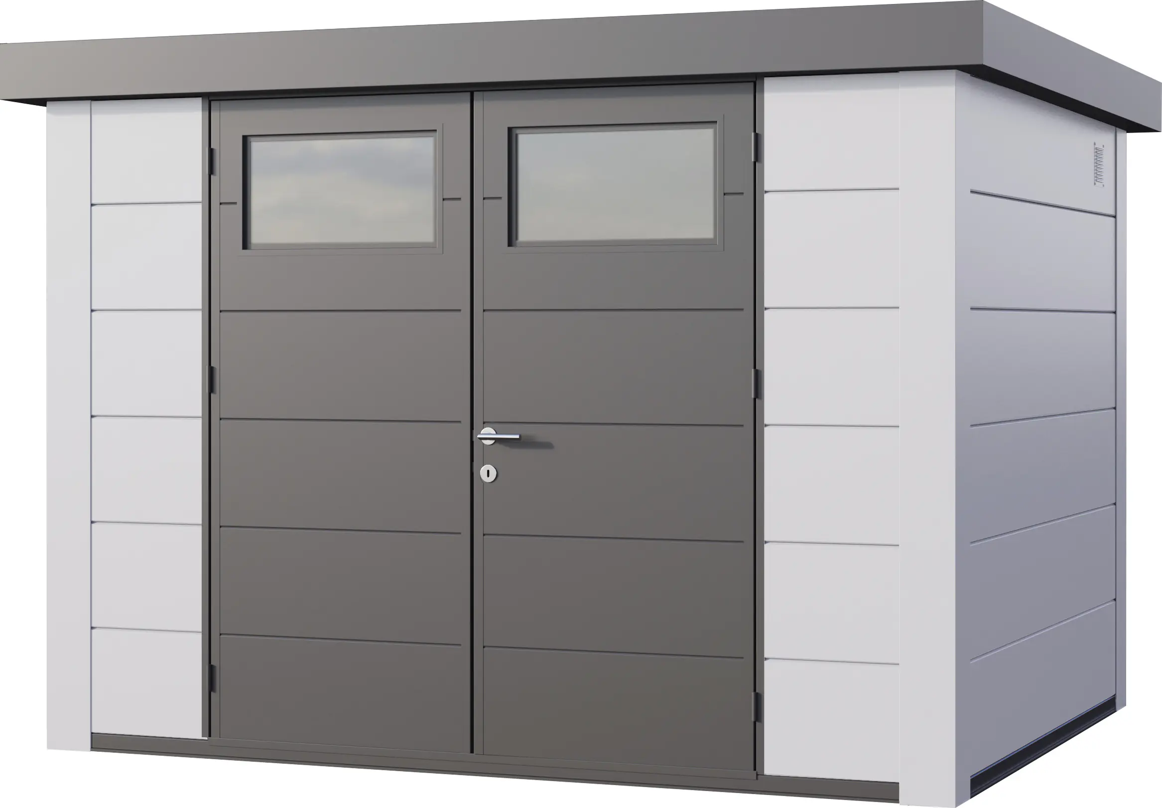 Telluria Gerätehaus Classico 3024 EW weiß 298 x 238 cm