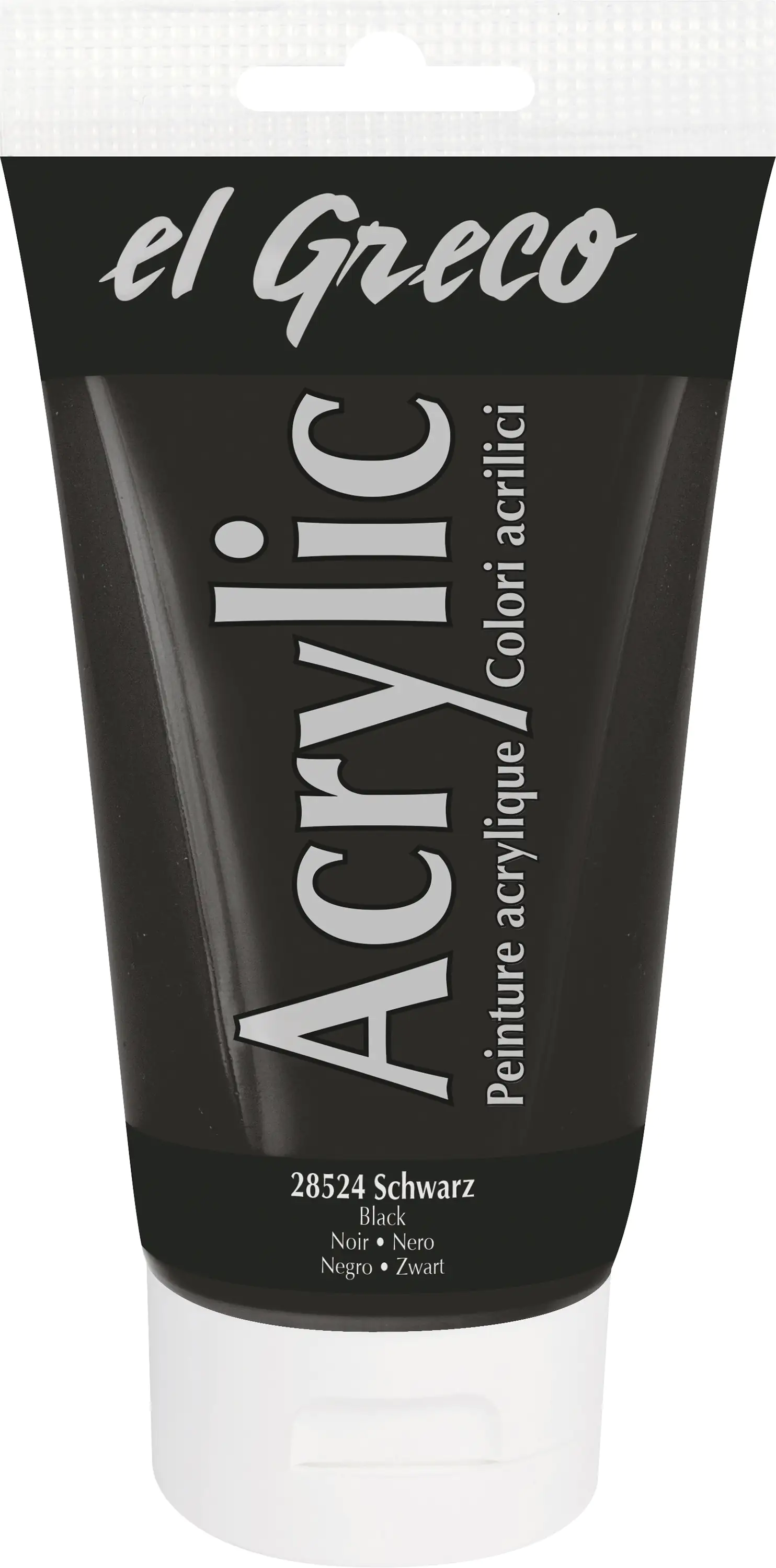 Kreul el Greco Acrylic Tube schwarz 150 ml
