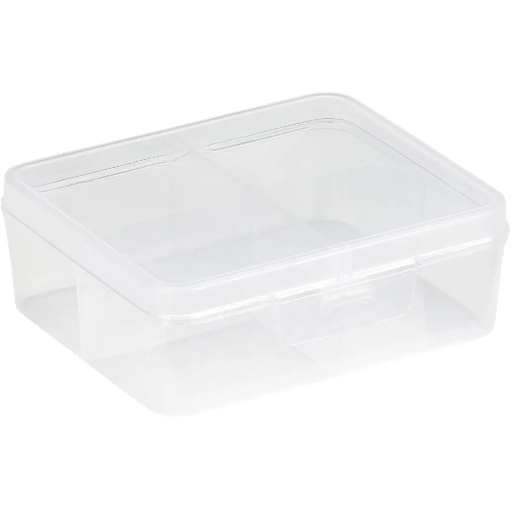 Sunware Sortierbox Q-Line 4 Fächer 14,6 x 13 x 53 cm