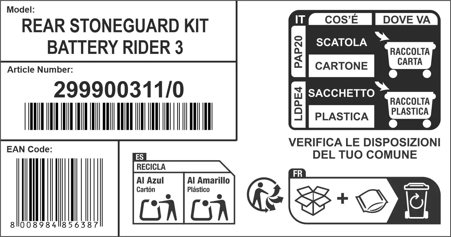 Stiga Prallblech RDR-72B für Rasentraktor Swift 372e