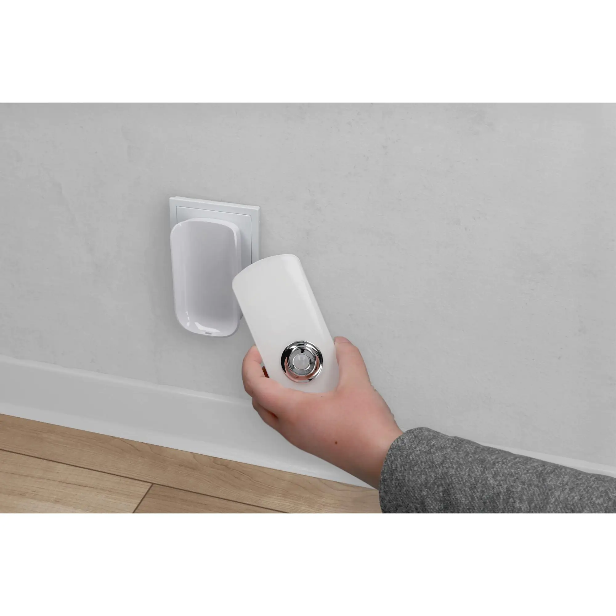 LED Nachtlicht mit Bewegungsmelder und Taschenlampe weiß