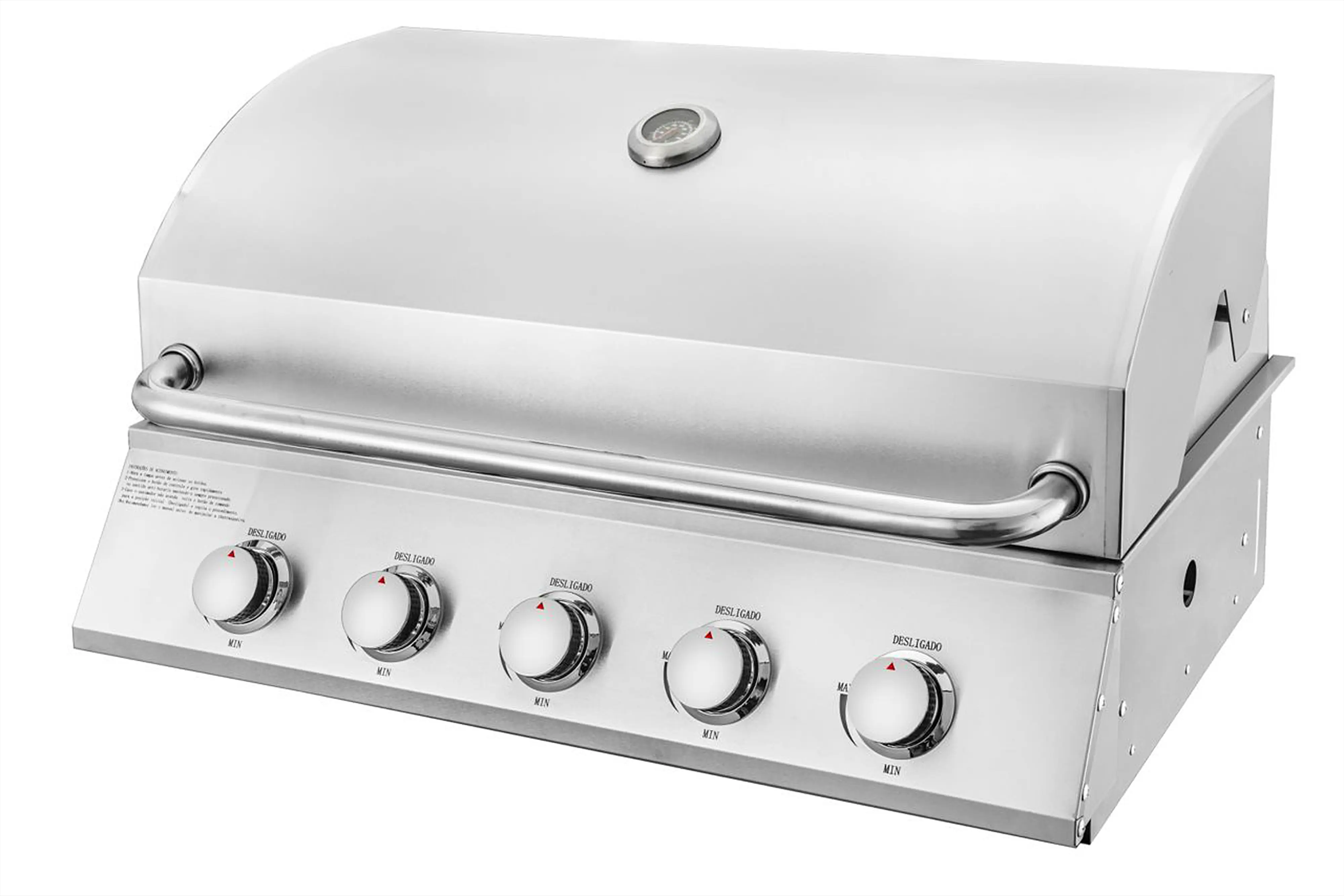 Bellano Living Einbaugrill für Outdoorküchen inkl. 5 Brennern