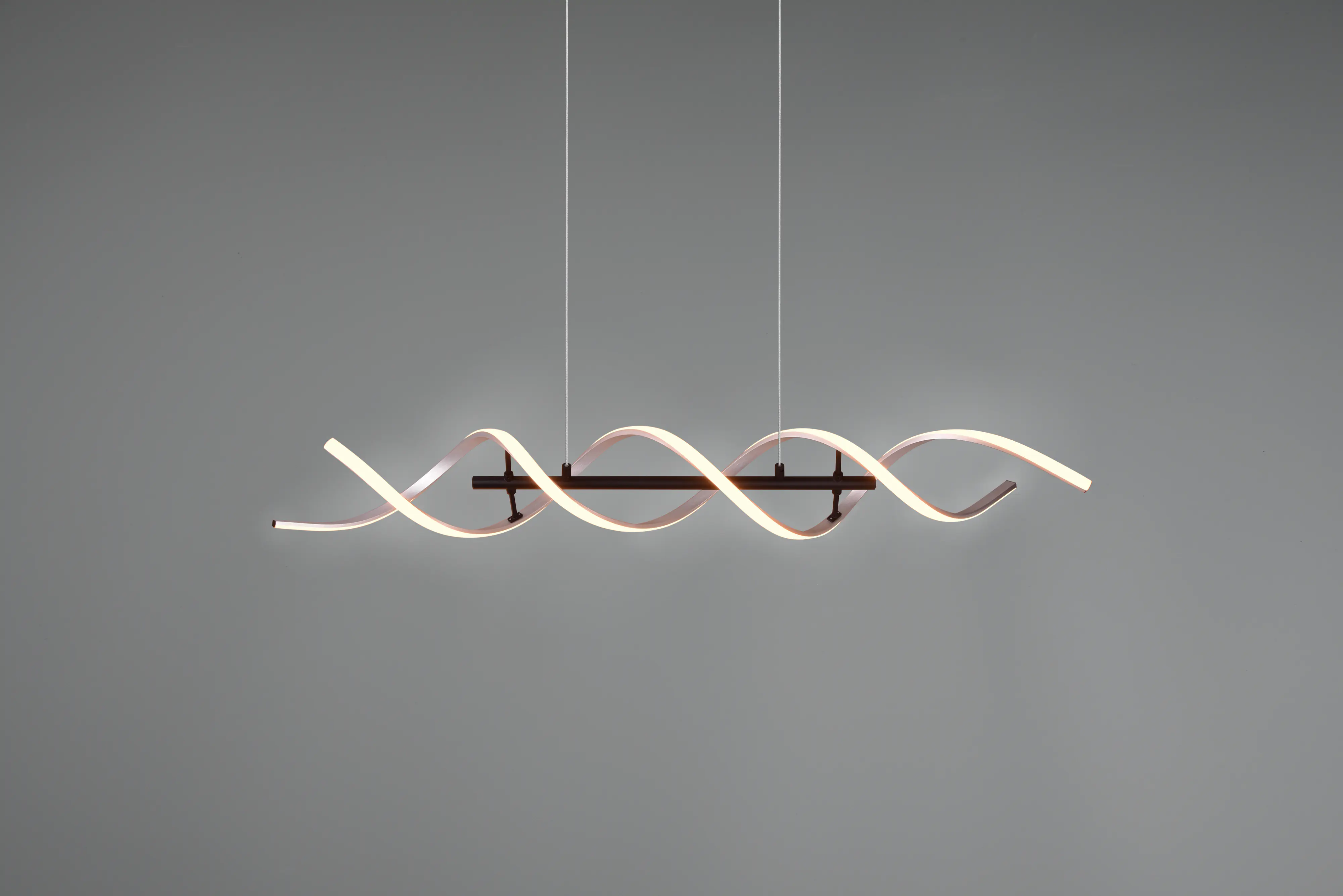 Trio LED-Pendelleuchte Sequence 150 x 104,5 cm warmweiß-neutralweiß aluminium dimmbar