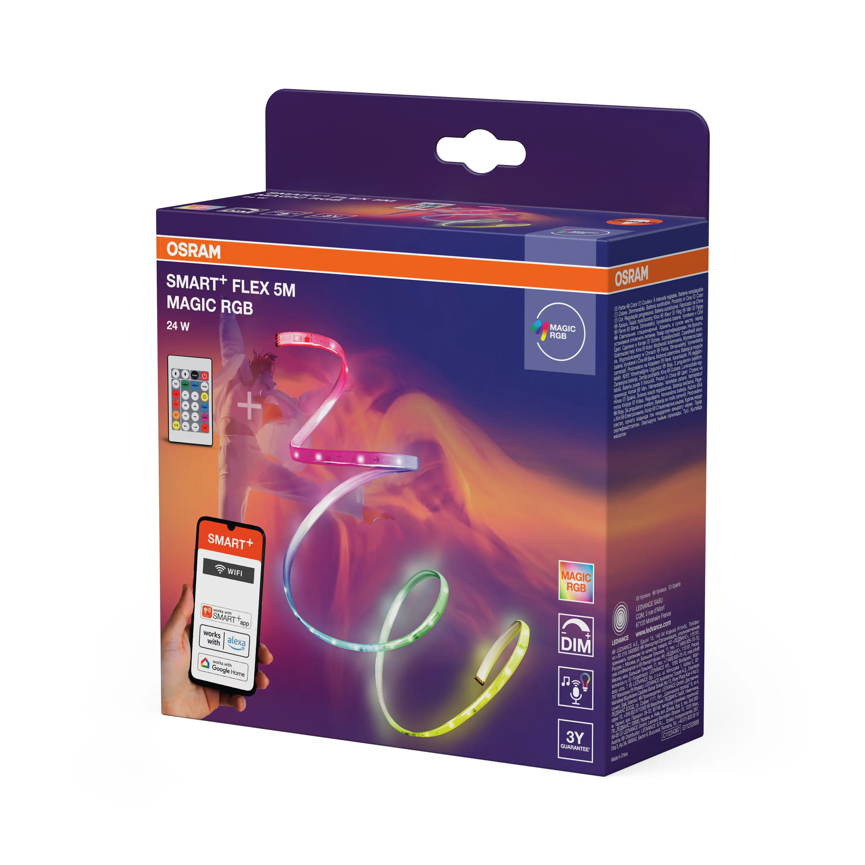 Ledvance LED Streifen Wifi Flex 5m 24W Magic RGB