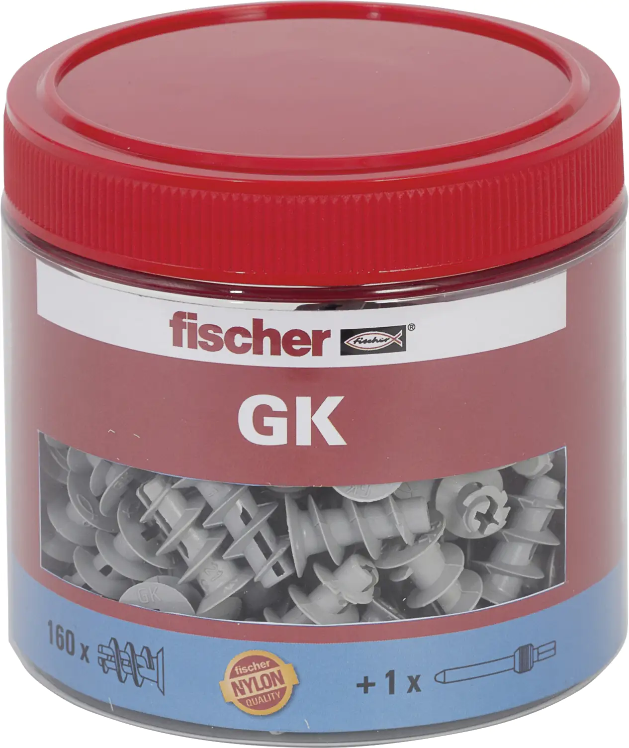 Fischer Gipskartondübel GK 22 mm - 160 Stück