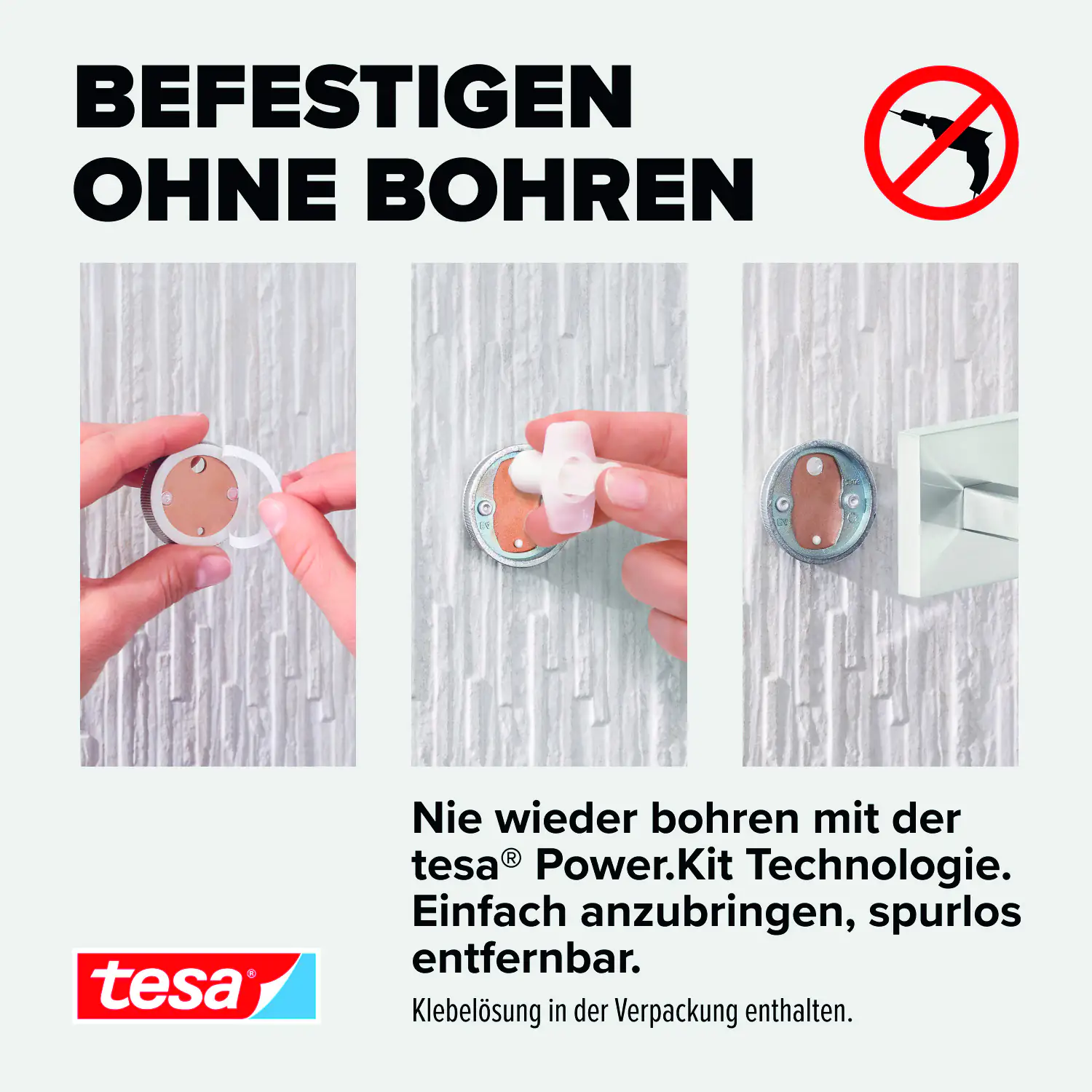Tesa Handtuchstange EXXCLUSIV zum Kleben