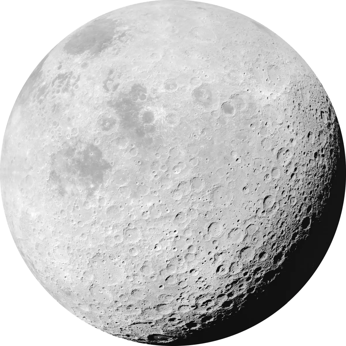 Komar Vlies Fototapete Dot Luna Ø 125 cm selbstklebend