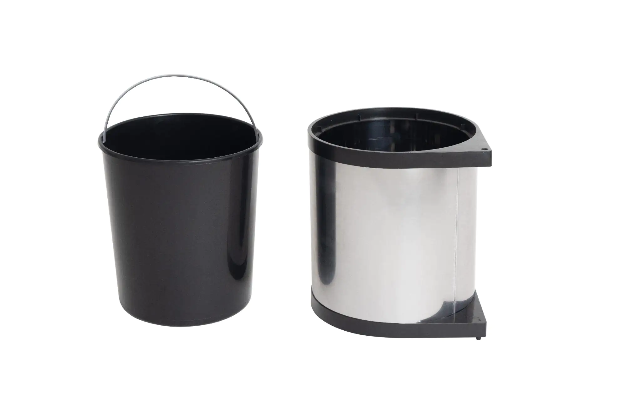 TrendLine Einbaumülleimer 12 L Edelstahl