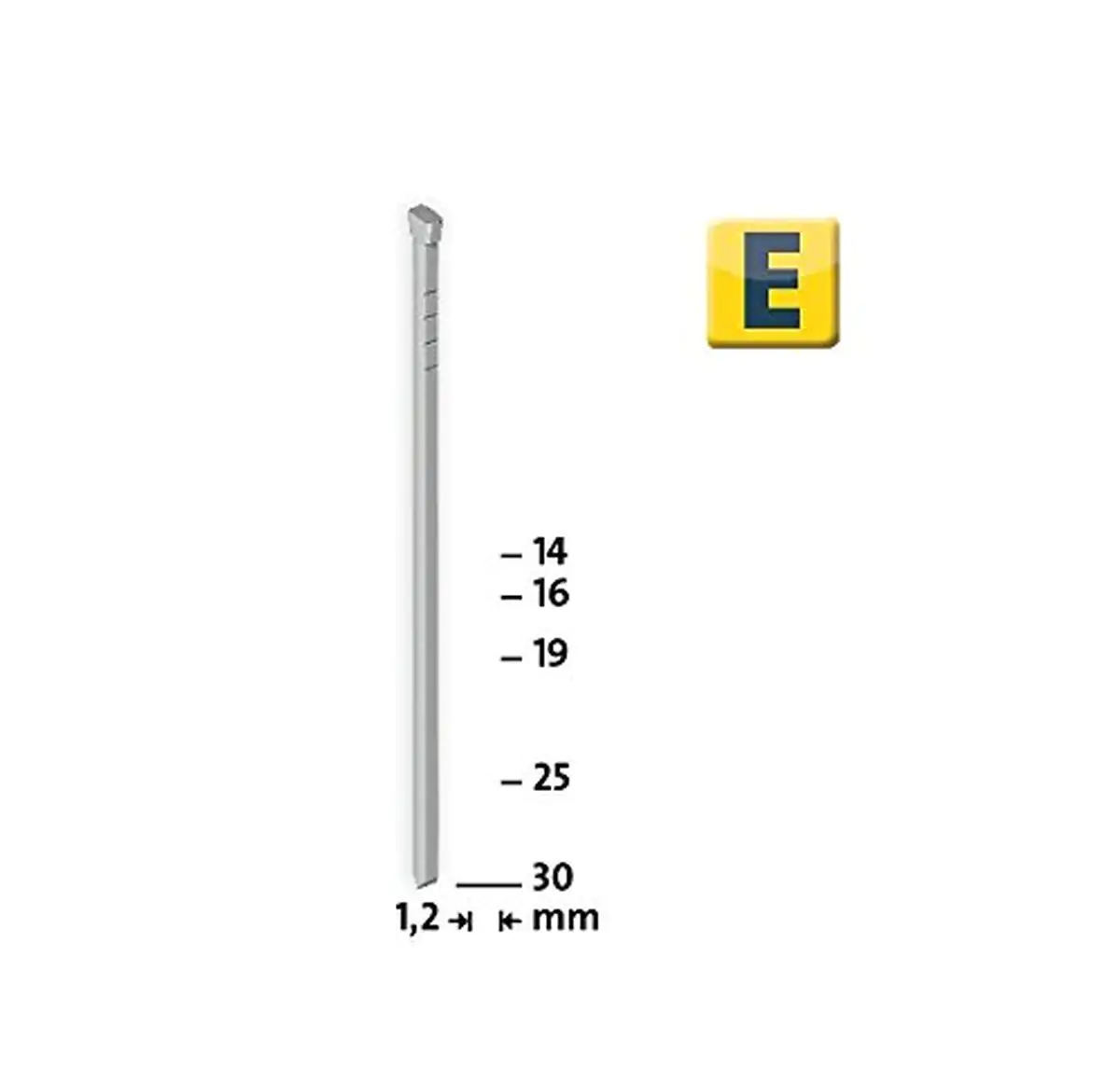 Novus Tackernägel Typ E J 19 mm 1000 Stück