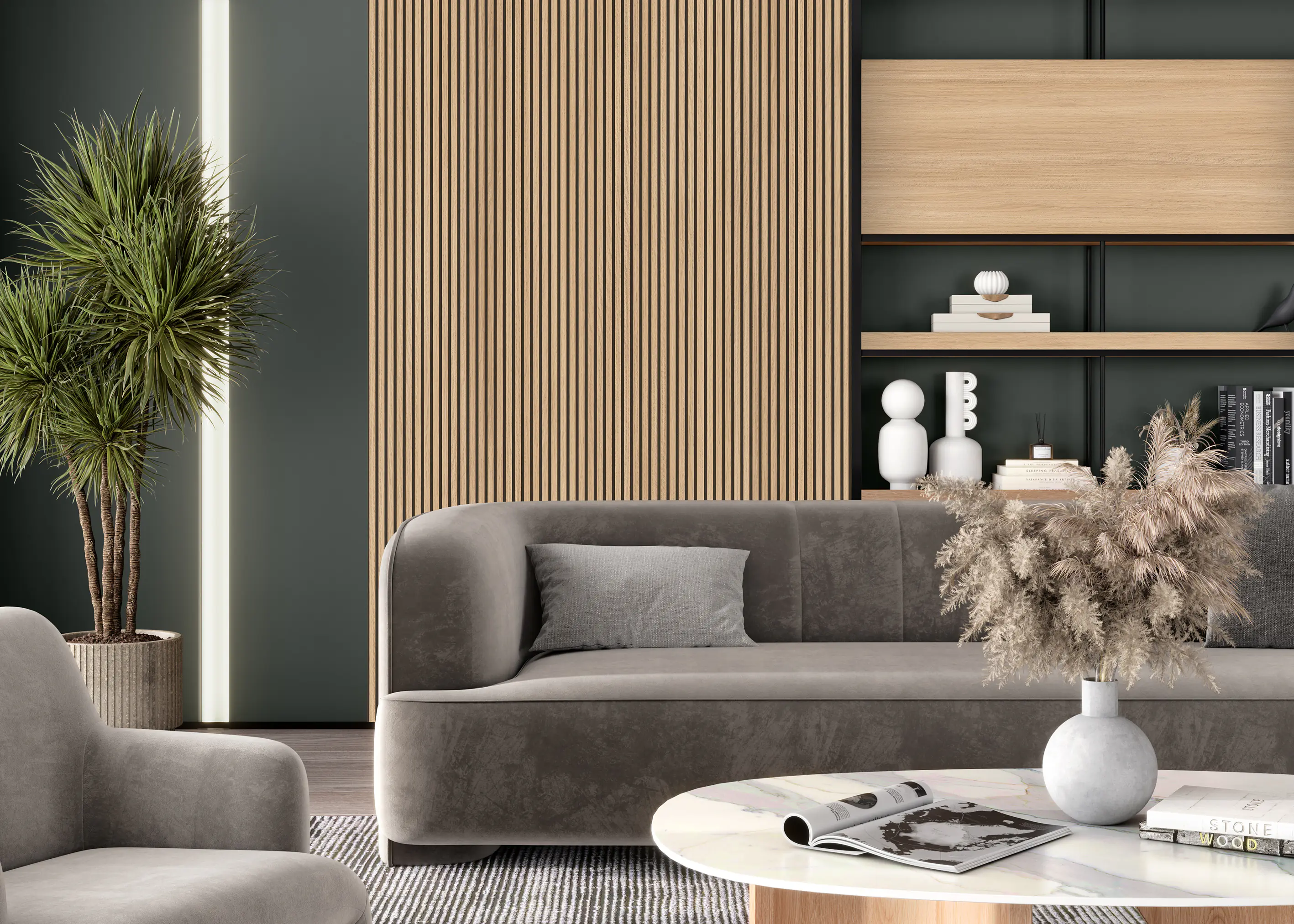 Kronoflooring Akustikpaneel Sand Barbera Oak 260 x 60 x 1,7 cm