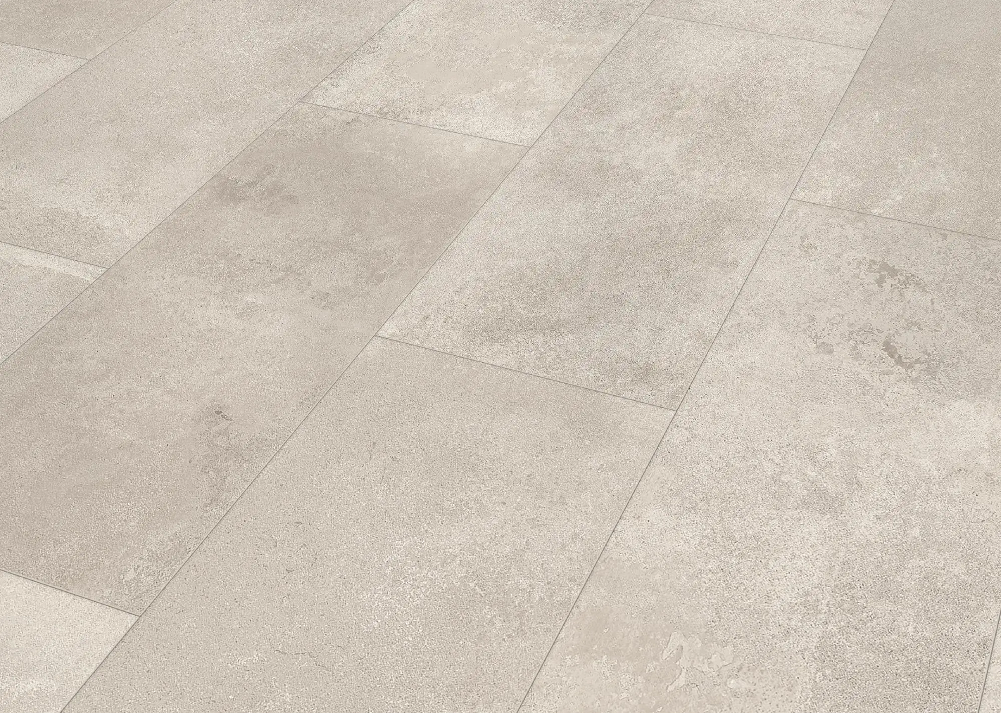 Classen Visiogrande Laminat Fliese Megaloc Aquaprotect 60,4 x 28 cm Zementestrich beige