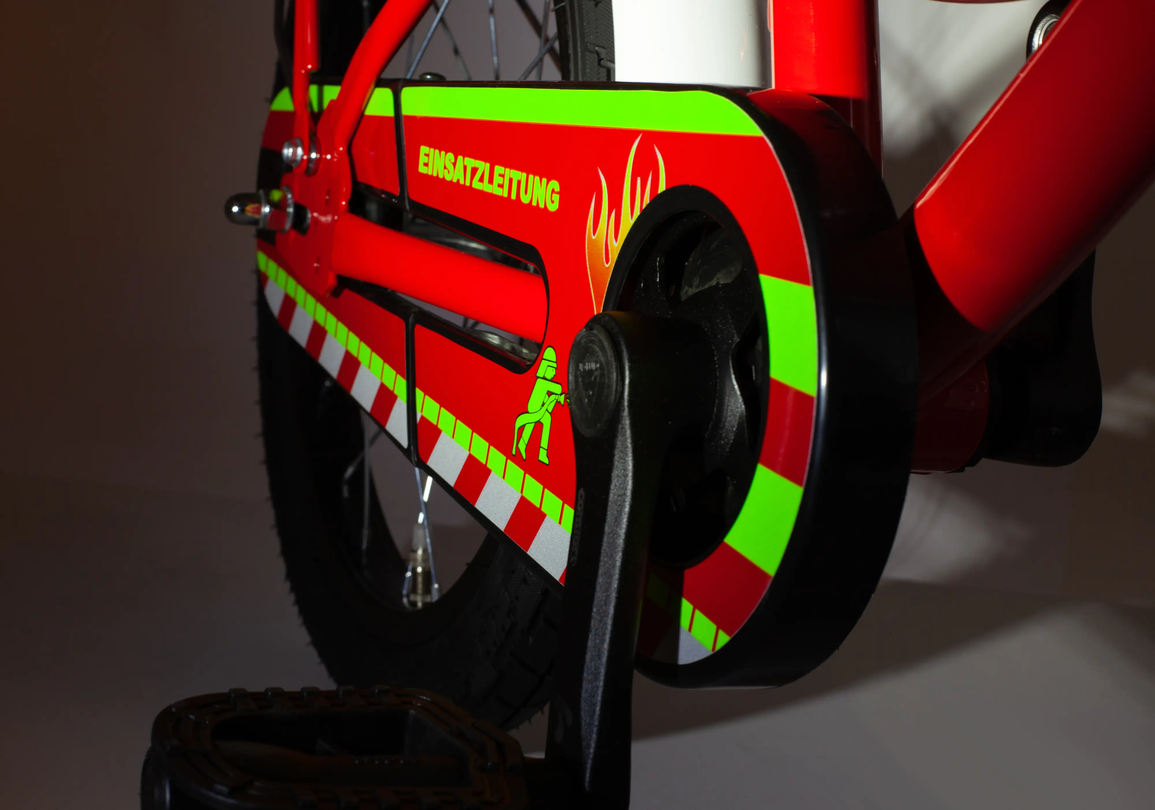 Bachtenkirch Kinderfahrrad Feuerwehr 12 Zoll feuerrot