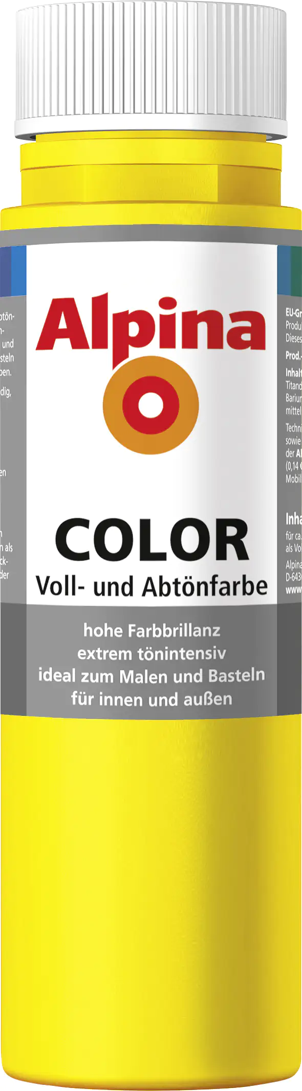 Alpina Color Abtönfarbe sunny yellow 250 ml