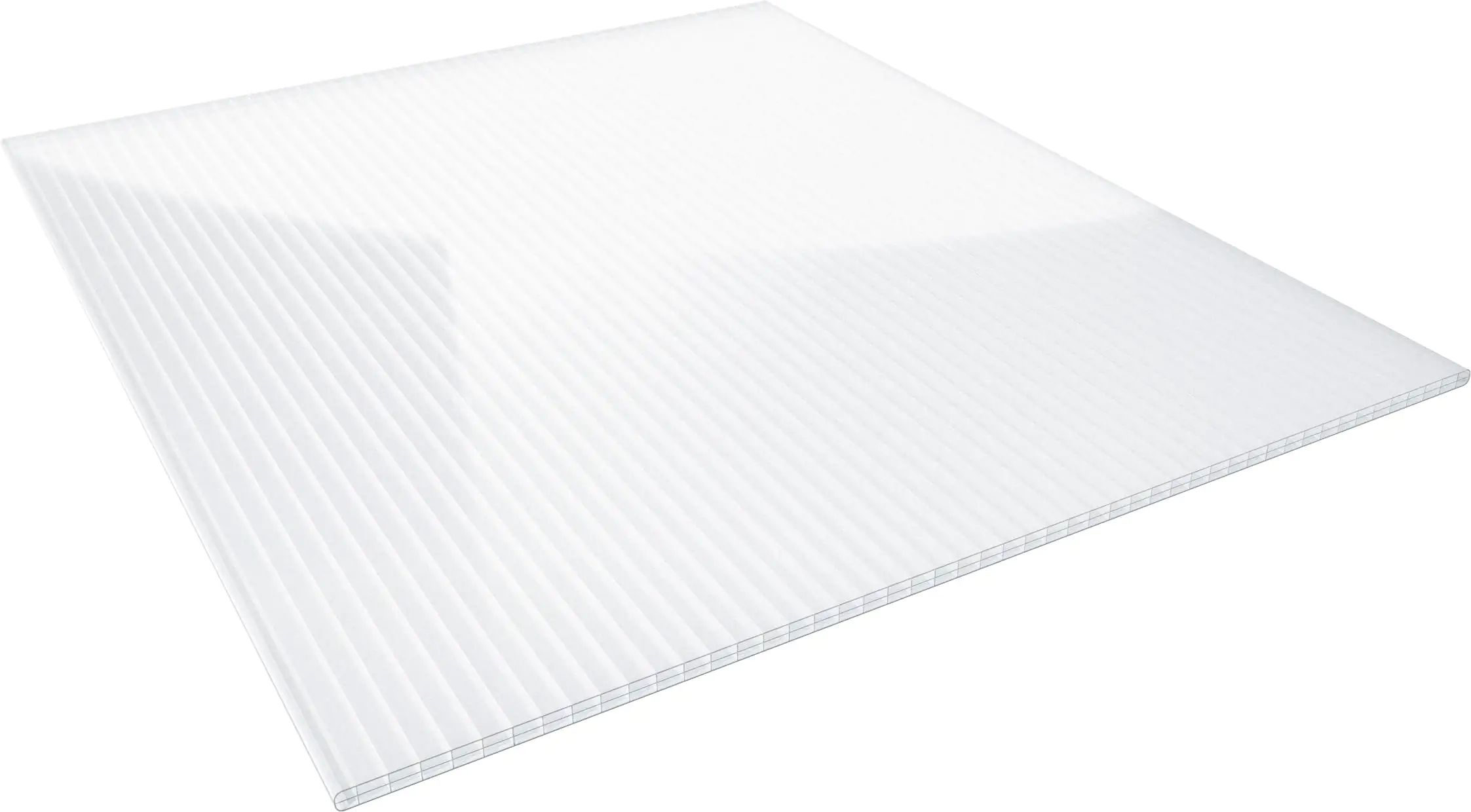 PC-Hohlkammerplatte 250 x 98 cm 1,6 mm klar