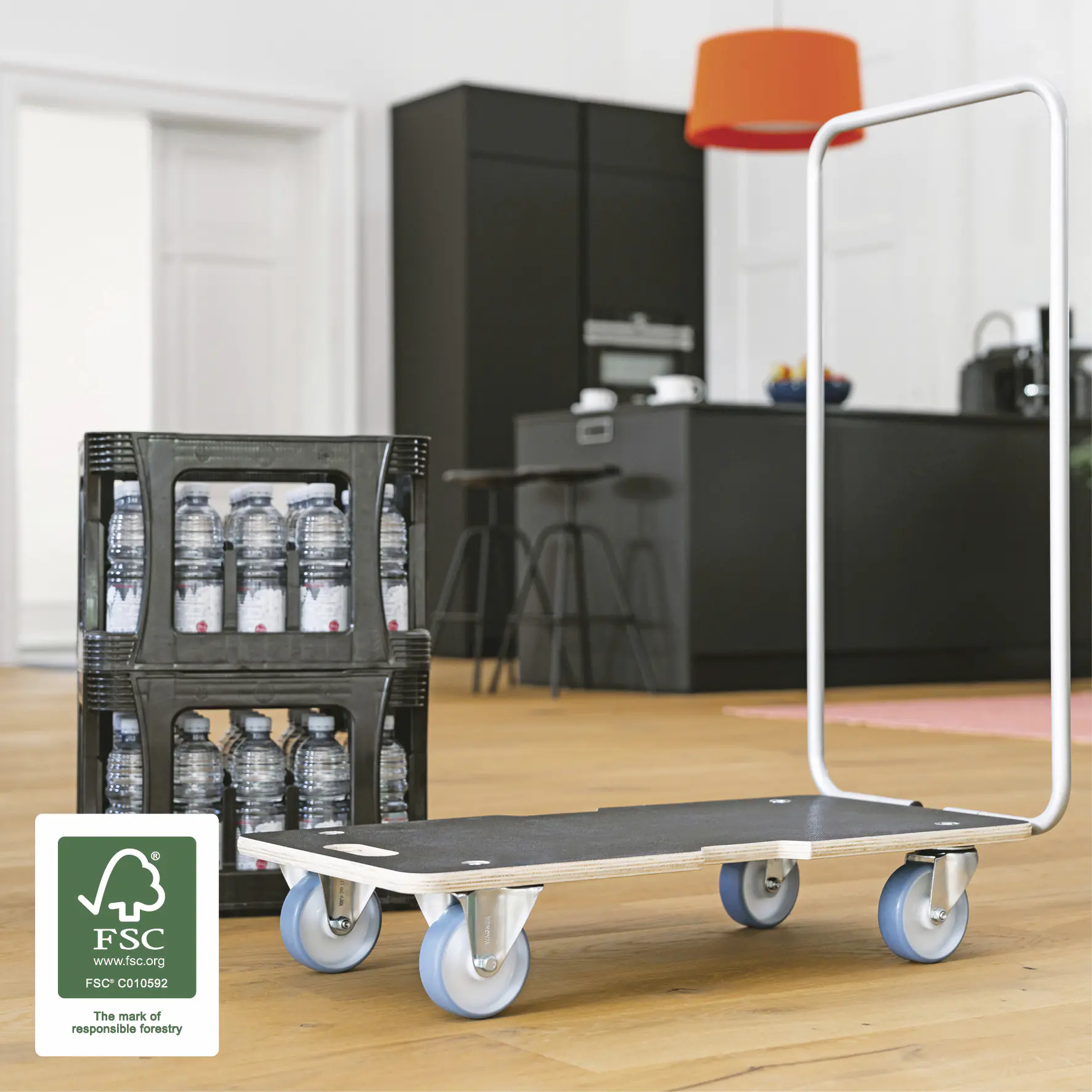 Wagner Transportwagen 74 x 37 cm Traglast 300 kg klappbar