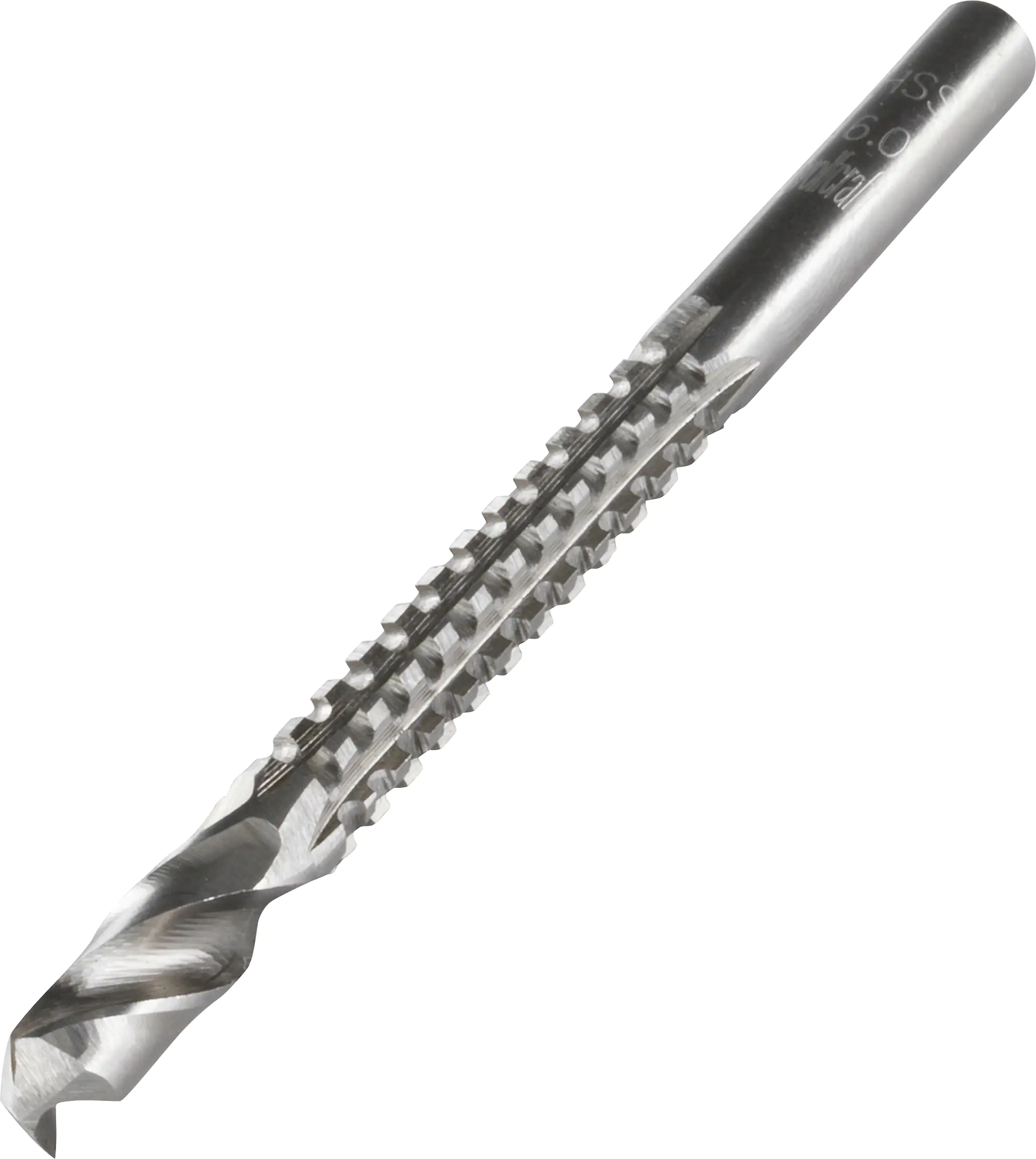 Wolfcraft Fräsbohrer HSS für Holz/Metall 2512000 Ø 6 mm Rundschaft