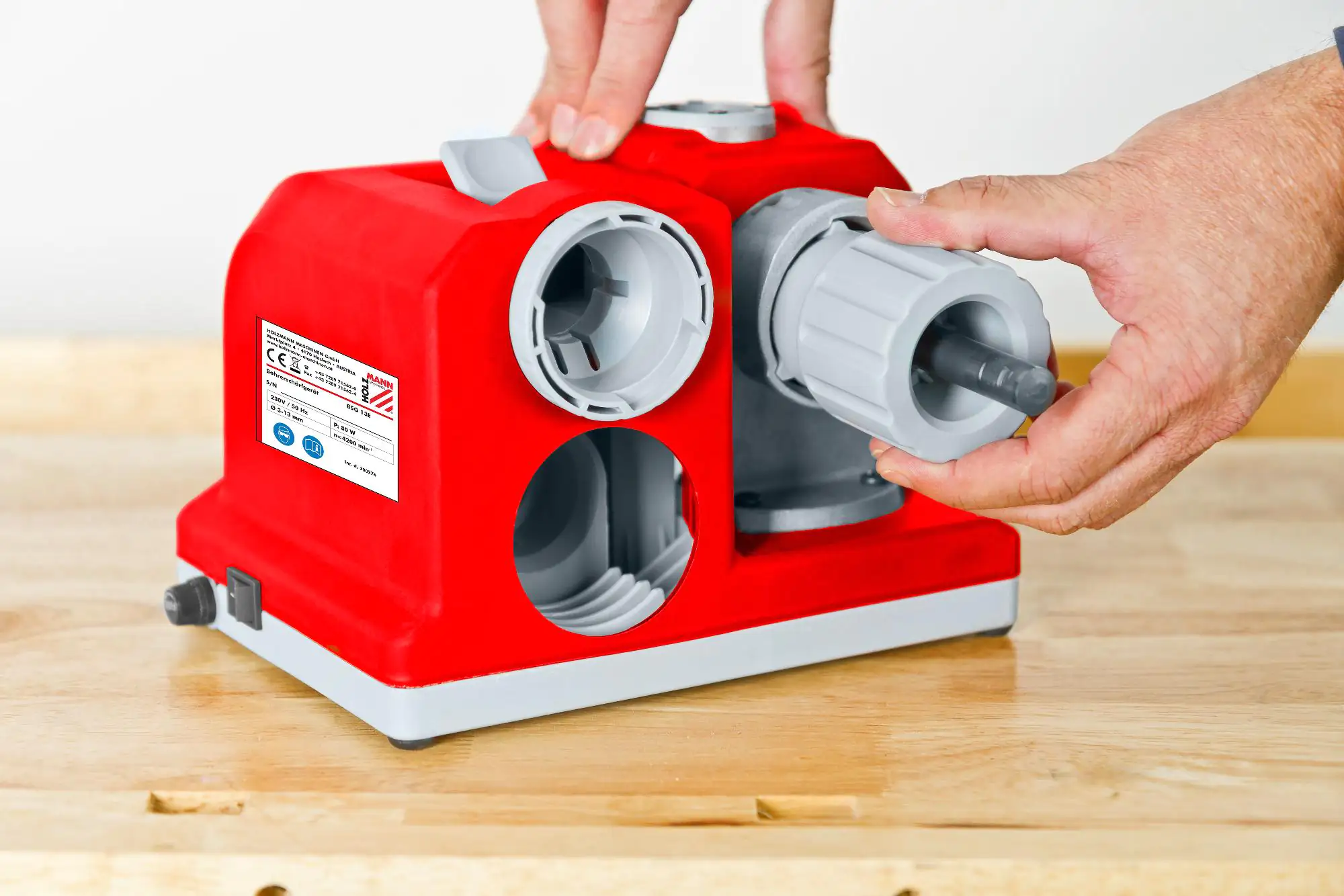 Holzmann Bohrerschärfgerät BSG13E_230V elektrisch 3 - 13 mm