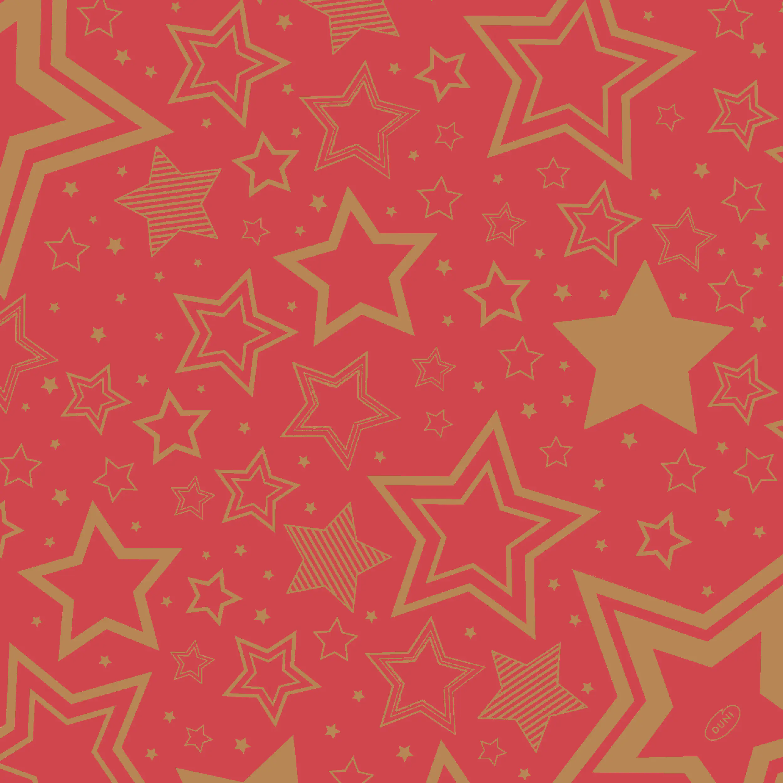Duni Servietten holiday star red 40 x 40 cm - 12er Pack