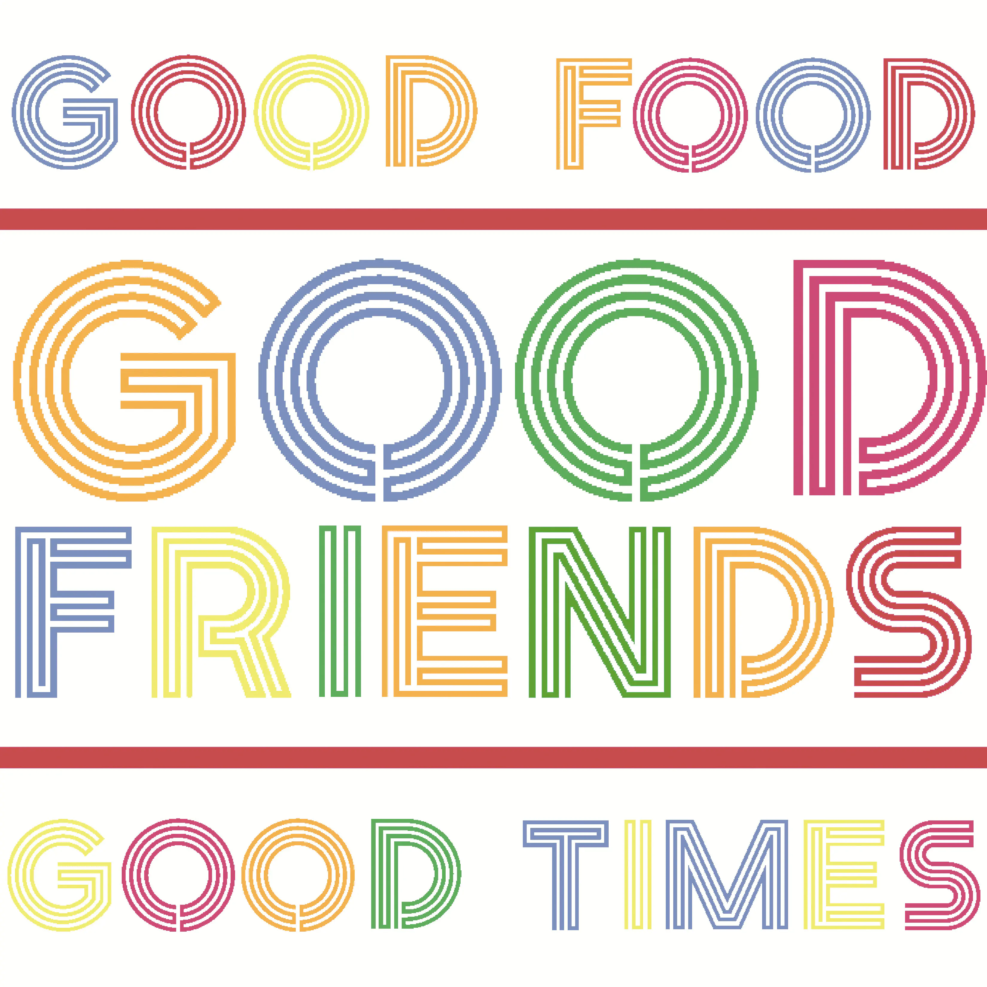 Duni Servietten food & friends 33 x 33 cm - 20er Pack