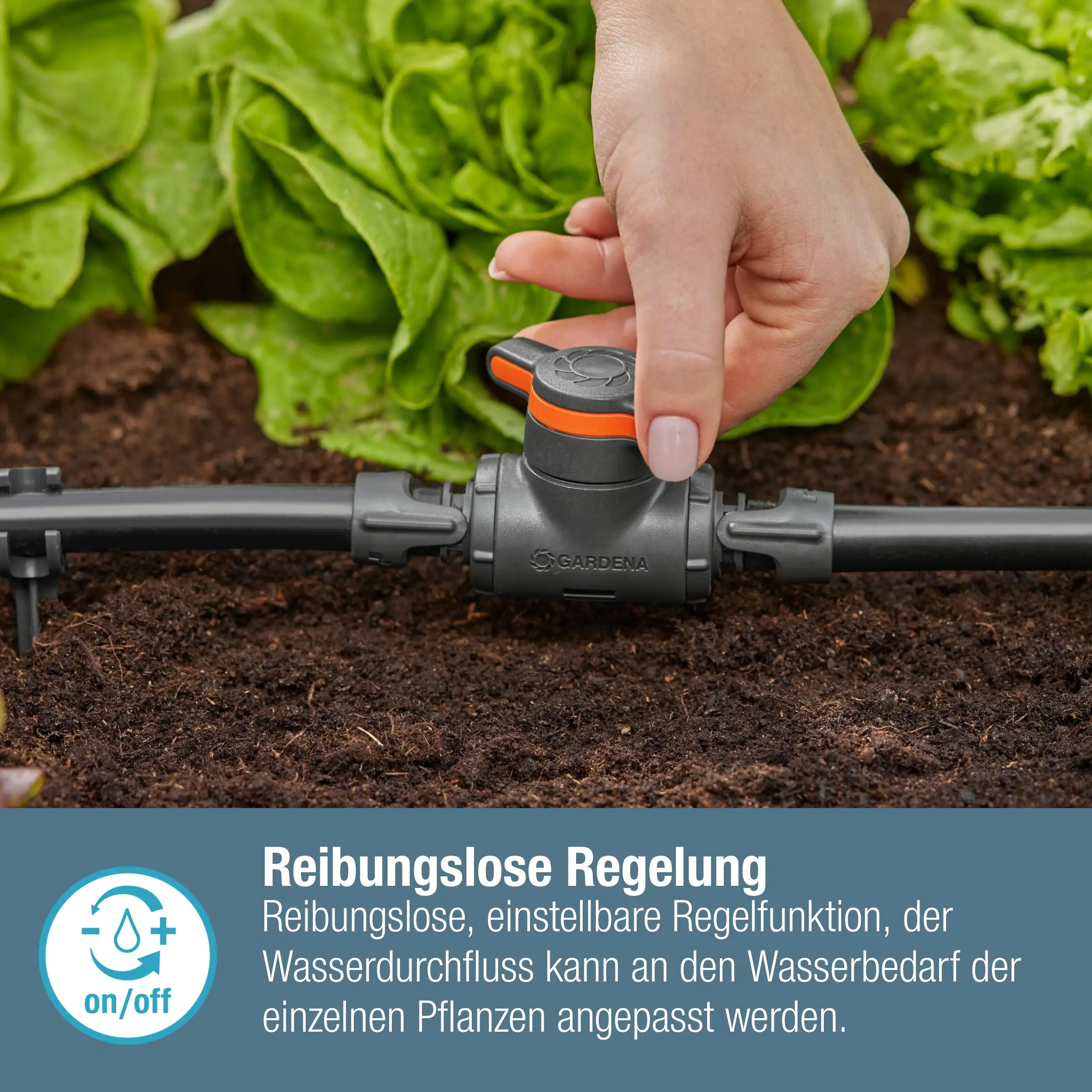 Gardena Regulier/Absperrventil, 13 mm (1/2")