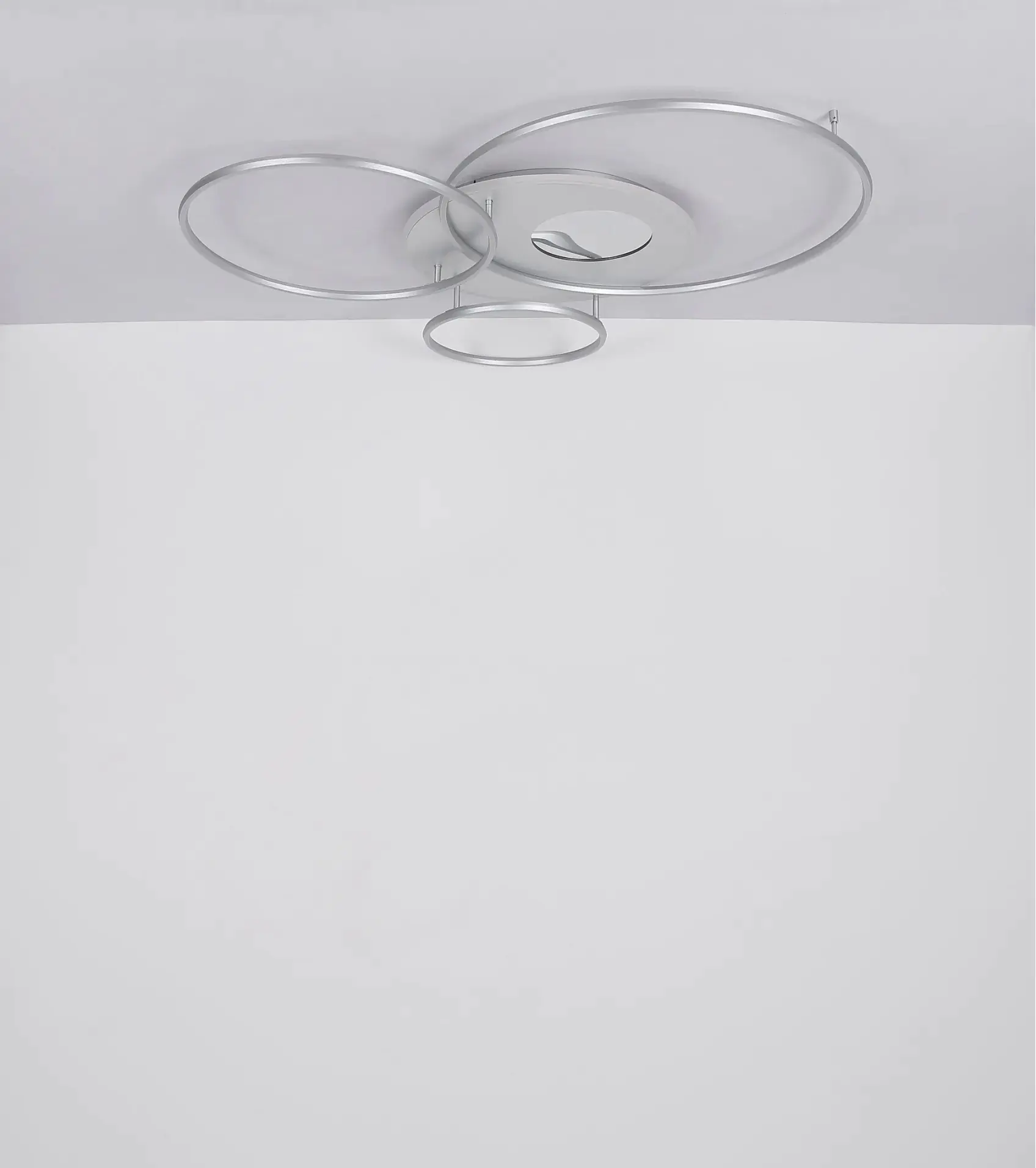 Globo LED Deckenleuchte Invertina silberfarben