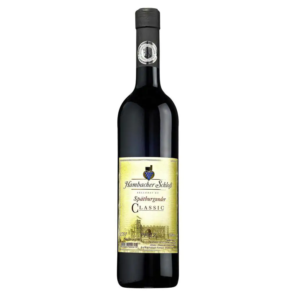 Hambacher Schloss Rotwein Spätburgunder classic 0,75 l