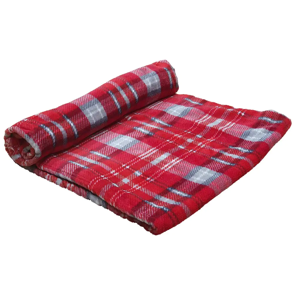 Nobby Hundedecke Fleece Christmas Kareli rot 150 x 100 cm