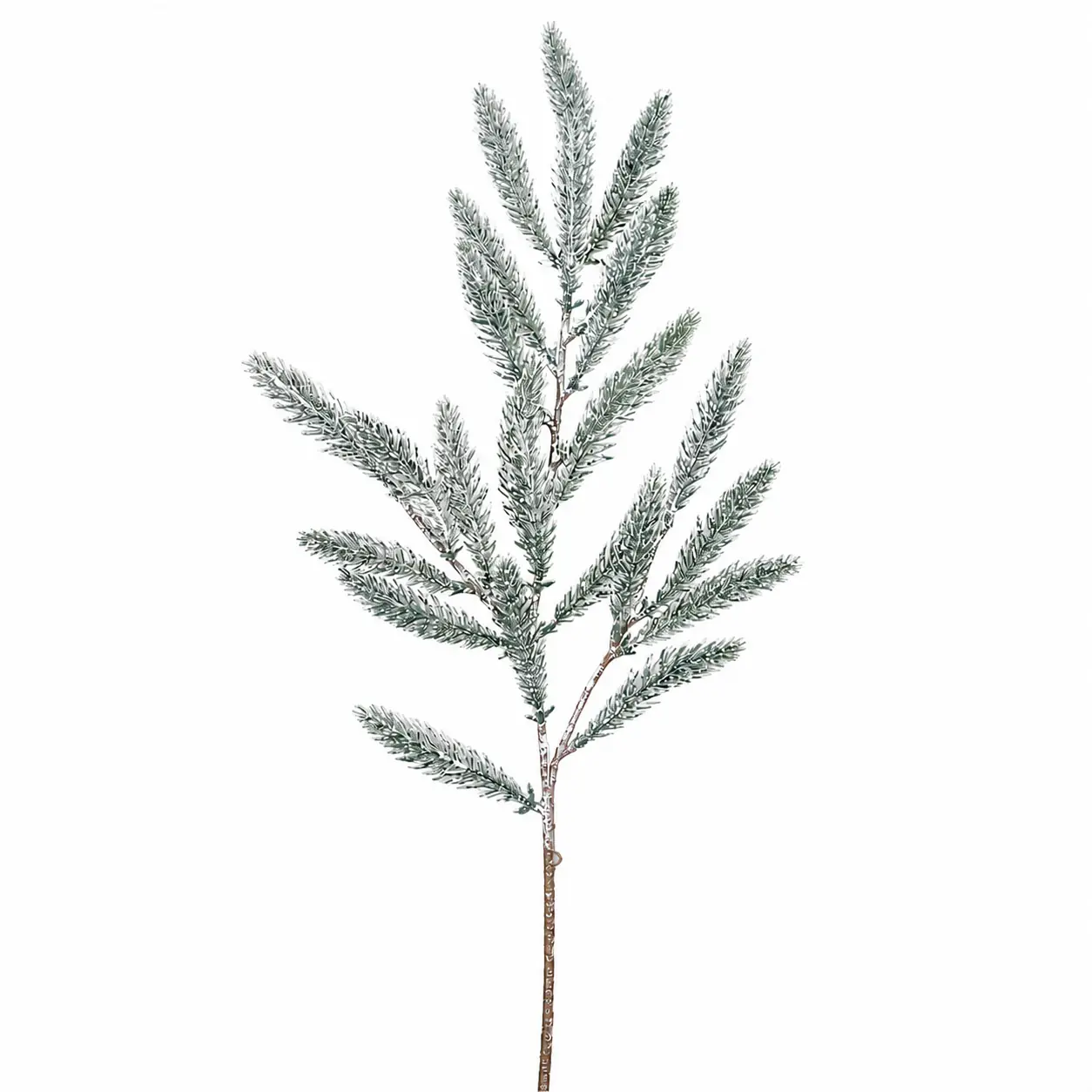 DPI künstlicher Tannenzweig beeist 63 cm