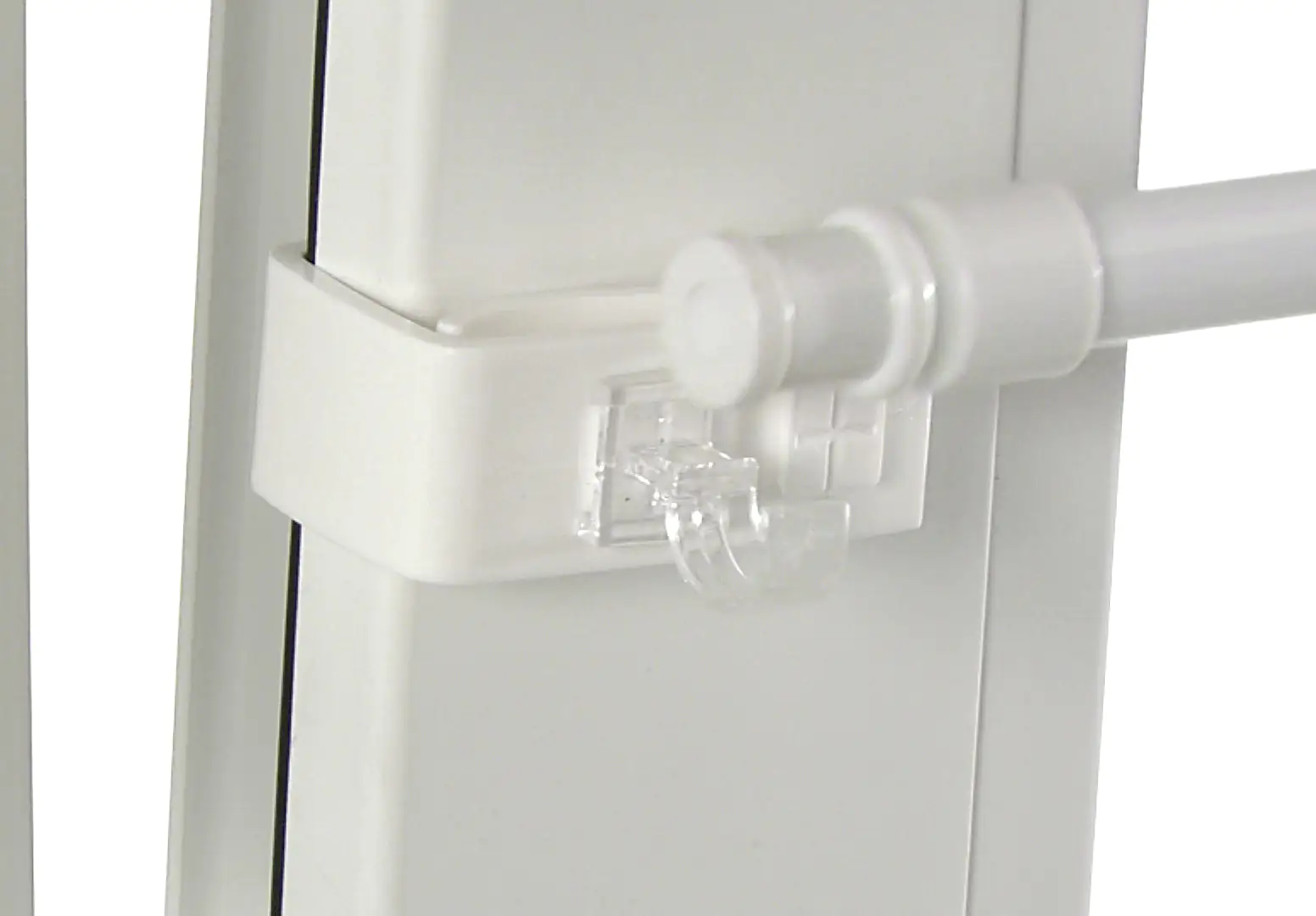 Gardinia Klemmträger Easy Click Vitrage 2 Stück, weiß