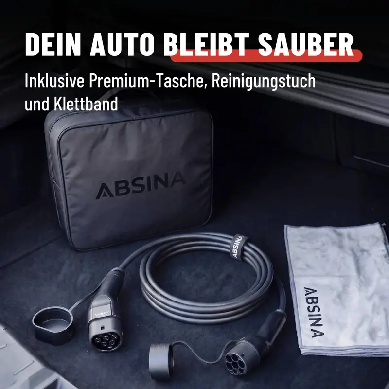 Absina Ladekabel 11 kW 5,8 m Typ 2 Stecker