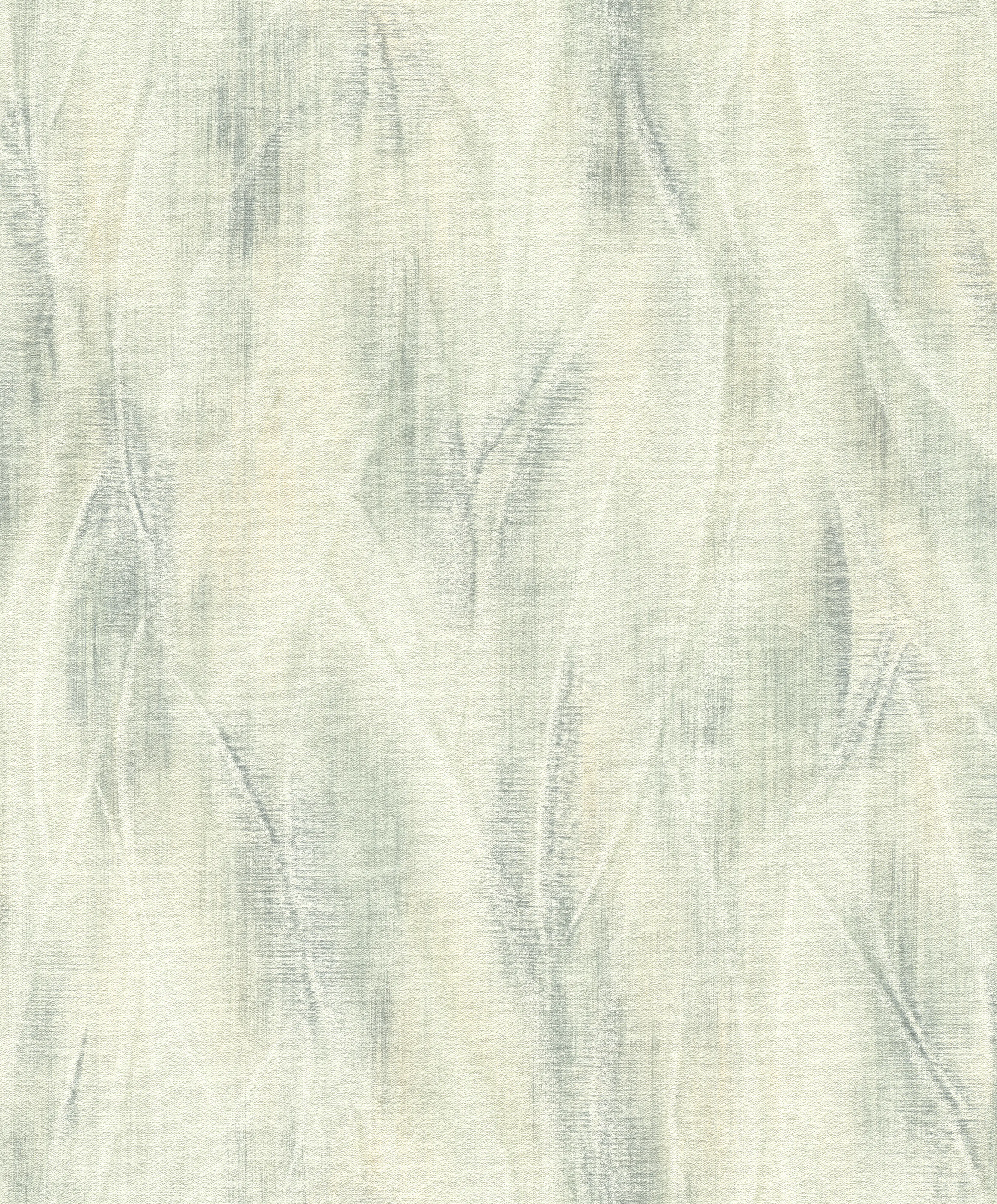 Rasch Vliestapete Aquarell Muster Blatt hellgrün 10,05 x 0,53 m