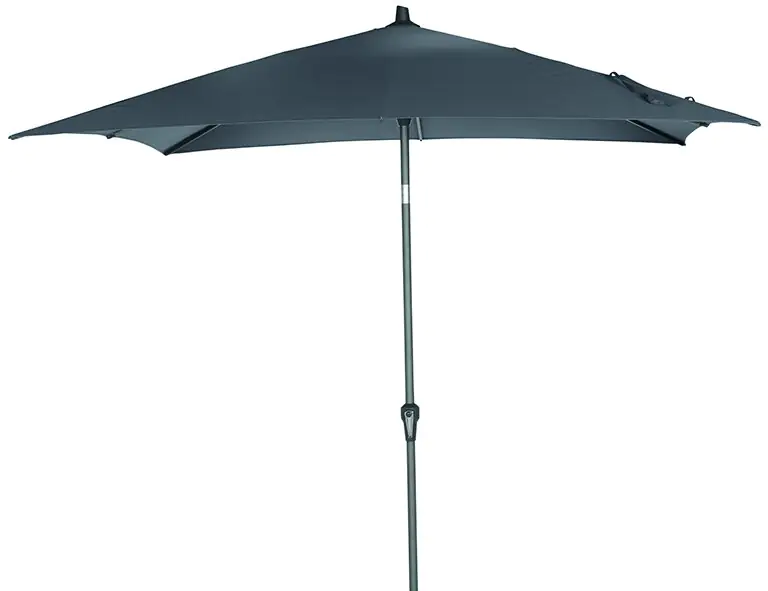 Siena Garden Mittelstockschirm Avio anthrazit, 250 x 250 cm