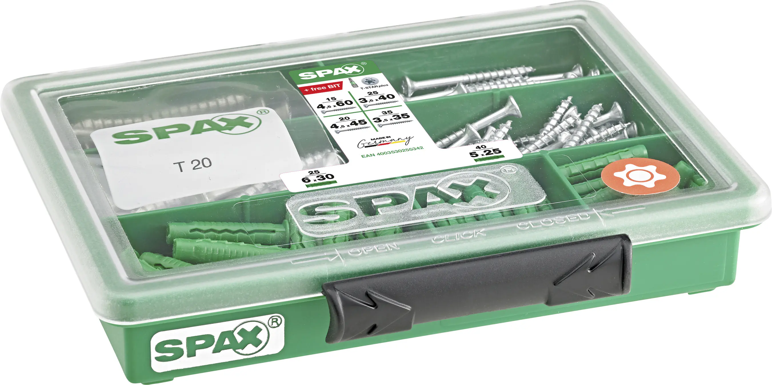 Spax Sortimentskasten - 160 Stück